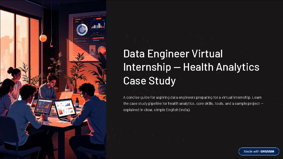 Data Engineer Virtual Internship: Health Analytics Case Study Guide ...