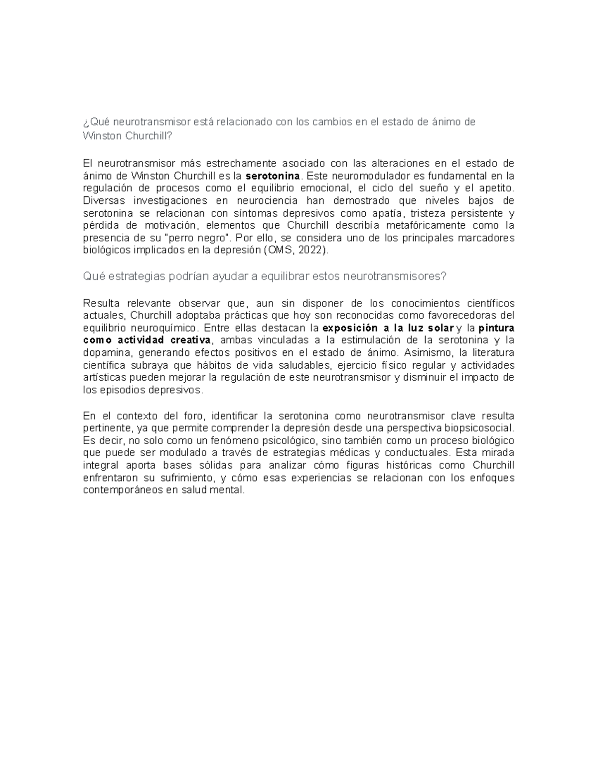 Neurotransmisor y Estado de Ánimo: El Caso de Churchill (Nwsrub) - Document Preview