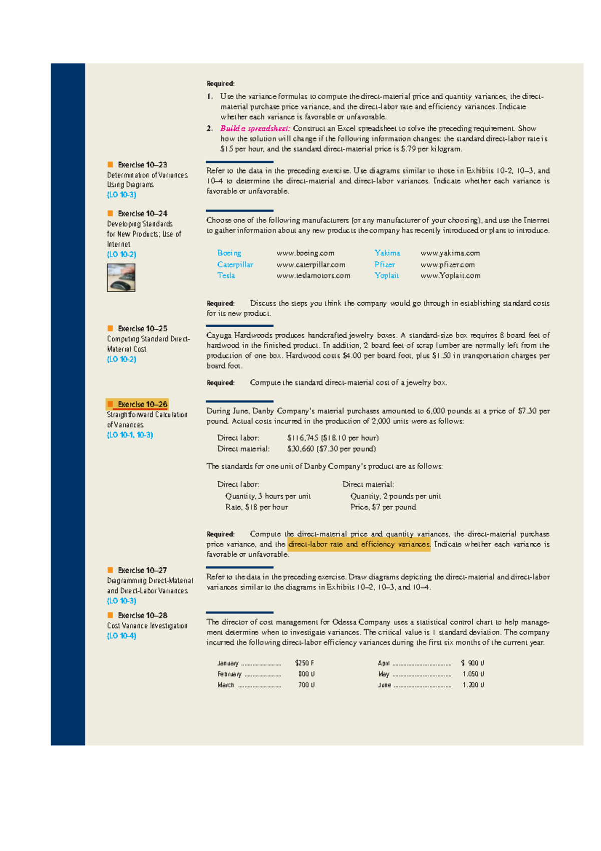 448 Management Accounting: Chapter 10 Variances and Cost Analysis - Studocu