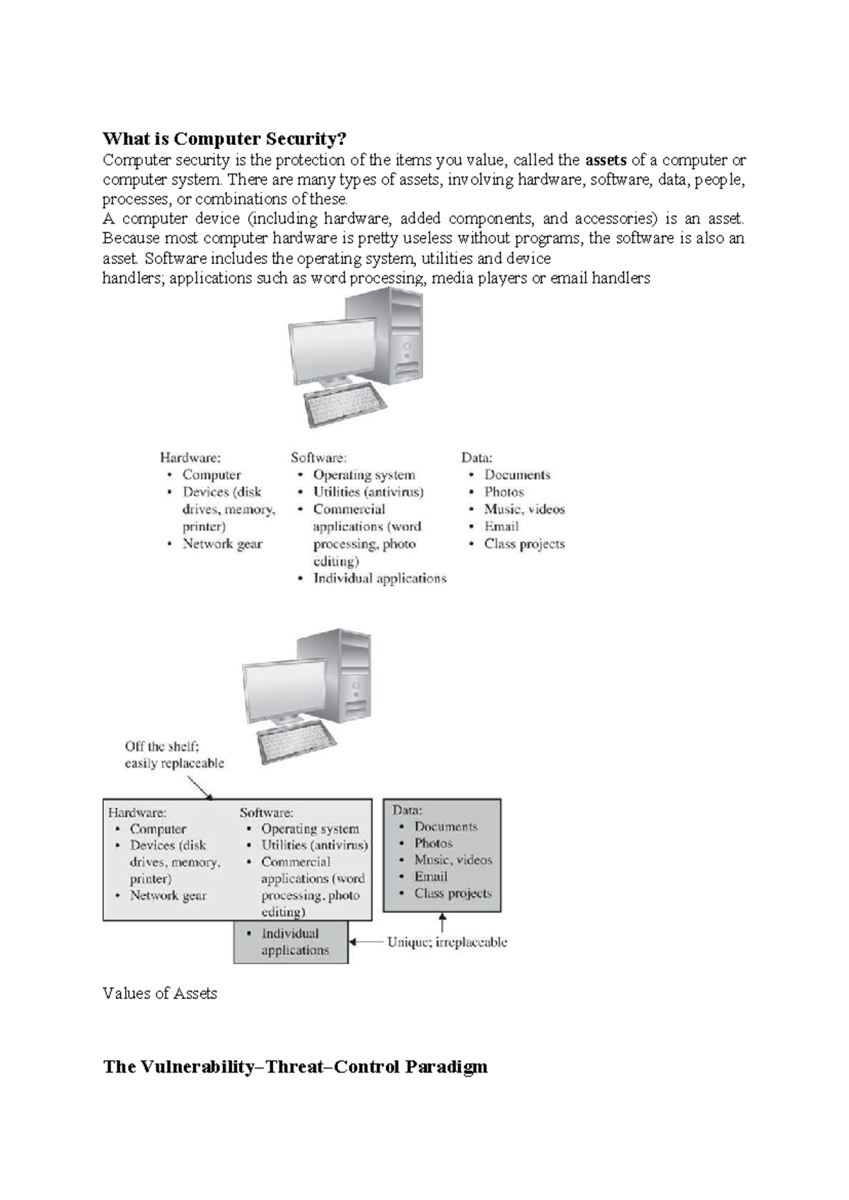 Information Security Overview: Concepts and Cryptography (CS101) - Studocu