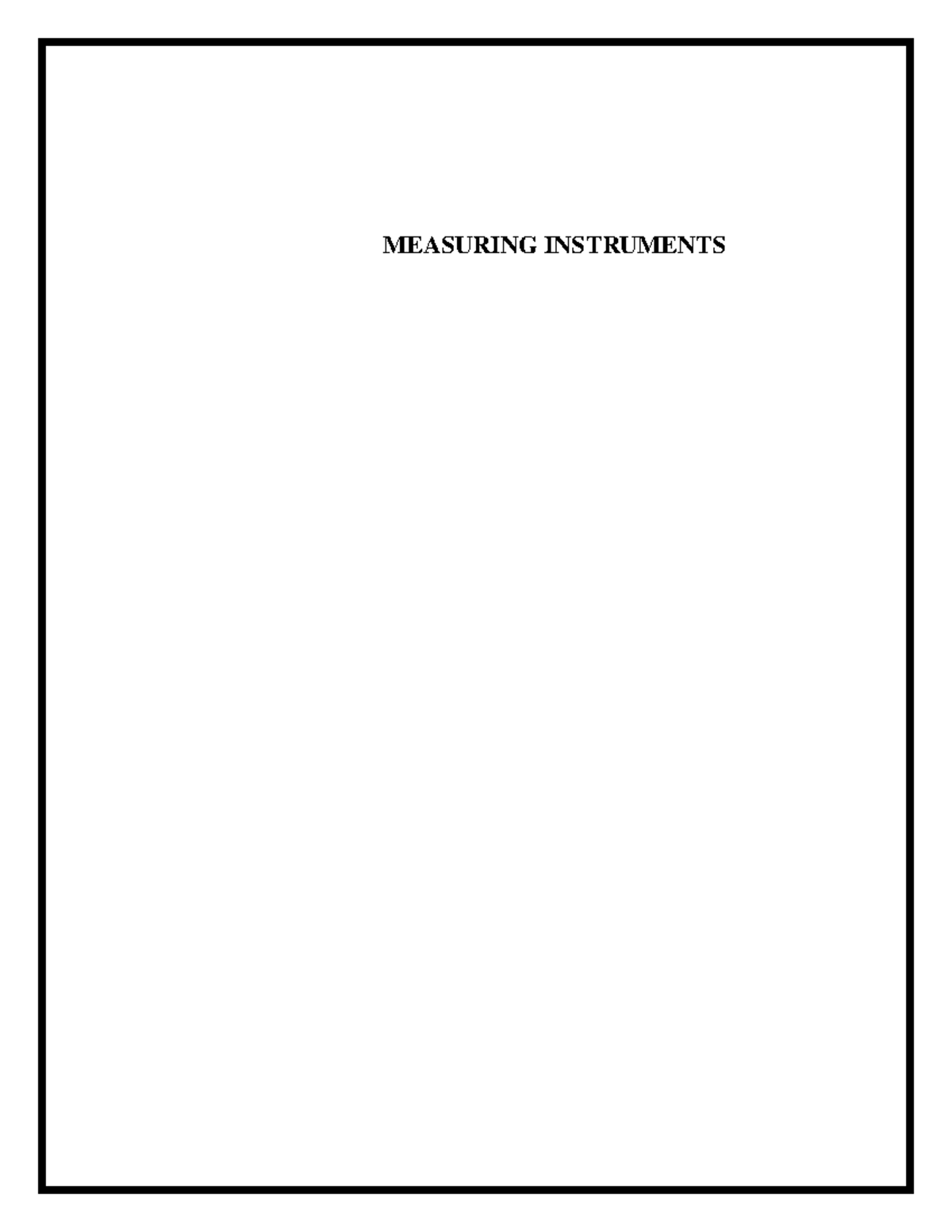 EI722OE Measuring Instruments Lecture Notes - B.Tech IV Year I Sem ...