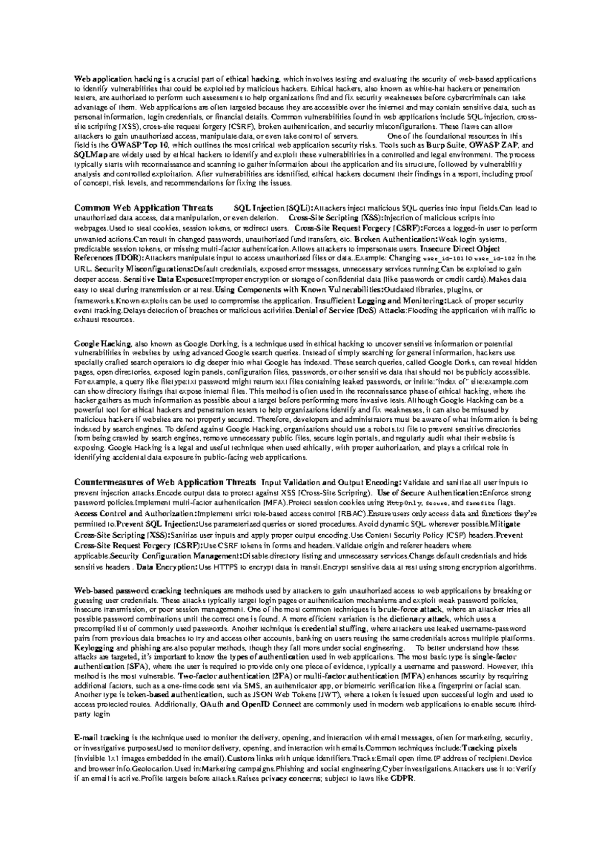 Ethical Hacking: Web Application Security & Vulnerability Assessment ...