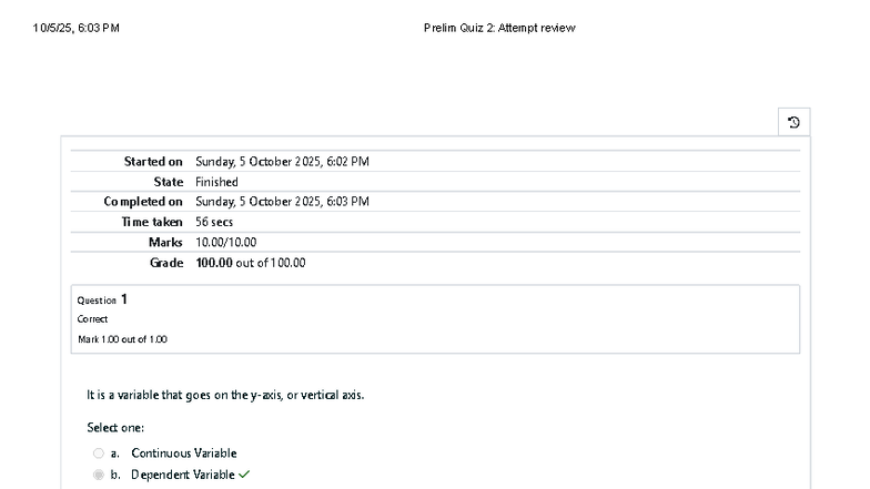IT6210 Prelim Quiz 2 Review: Scored 100% on Attempt - Studocu