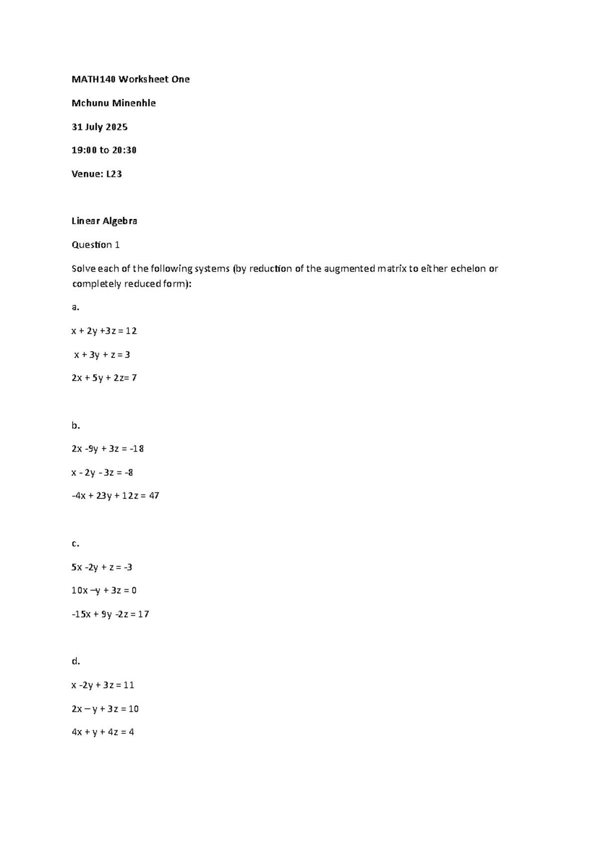 SI Worksheet 1 COMP102 - Java Programming Concepts and Exercises - Studocu