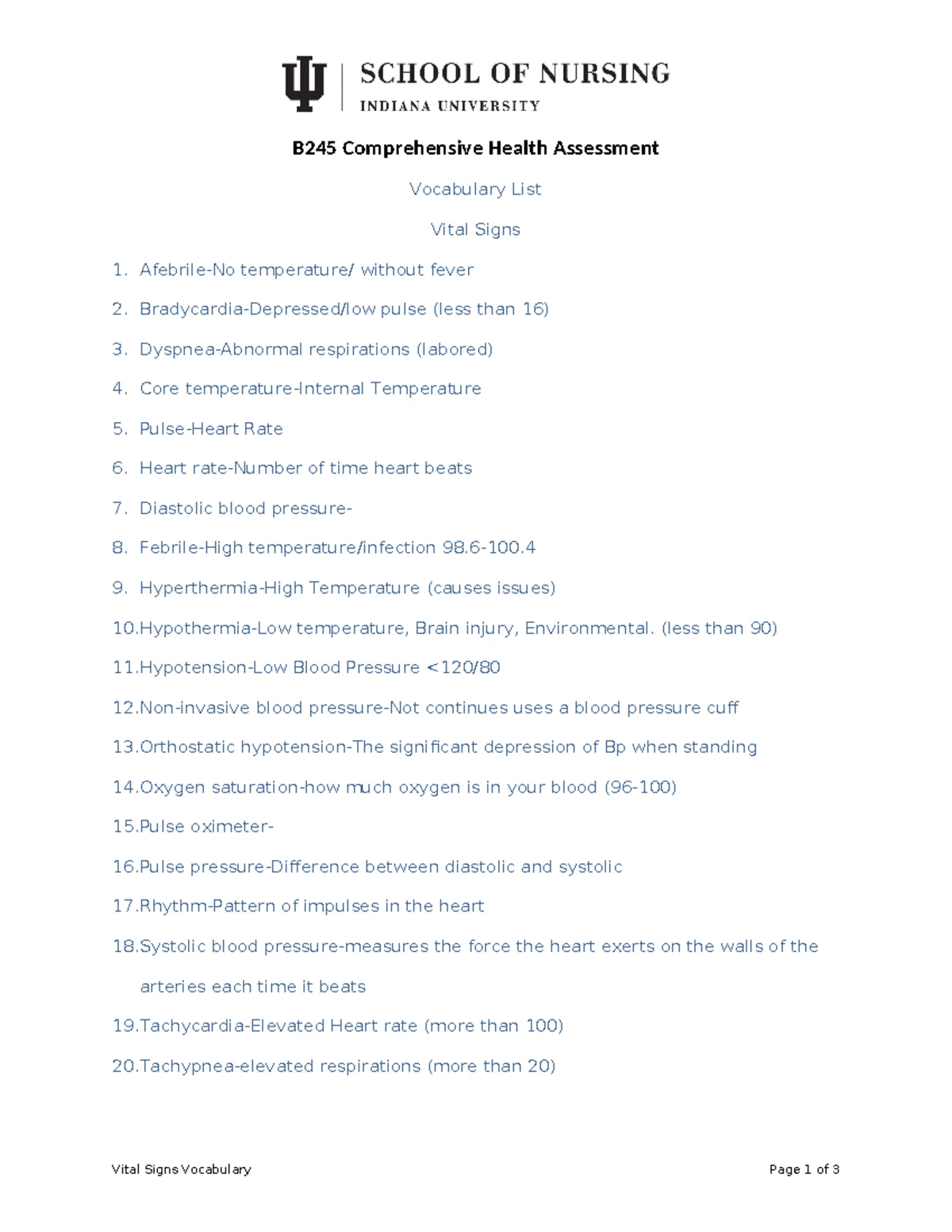 HEENT Assessment Rubric and Notes for Patient Evaluation - Studocu