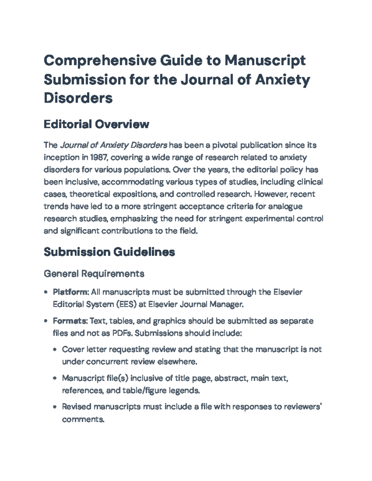Comprehensive Manuscript Submission Guidelines for JAD Journal - Studocu