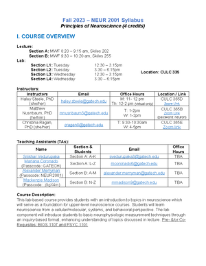 MC Extra-NEUR 2001 Principles IN Neuroscience-THE Different Types OF ...
