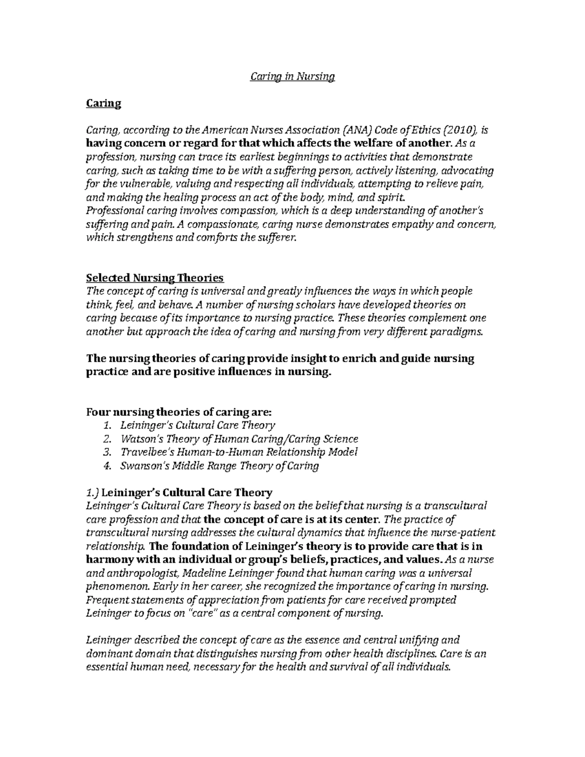 Nursing Fundamentals - Stress & Adaptation - Stress & Adaptaion – Class ...