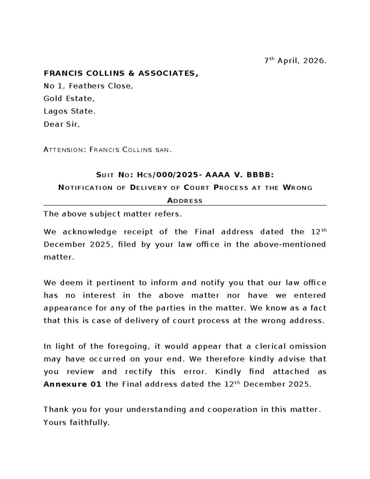 Notification of Delivery Error - HCS Case - Studocu