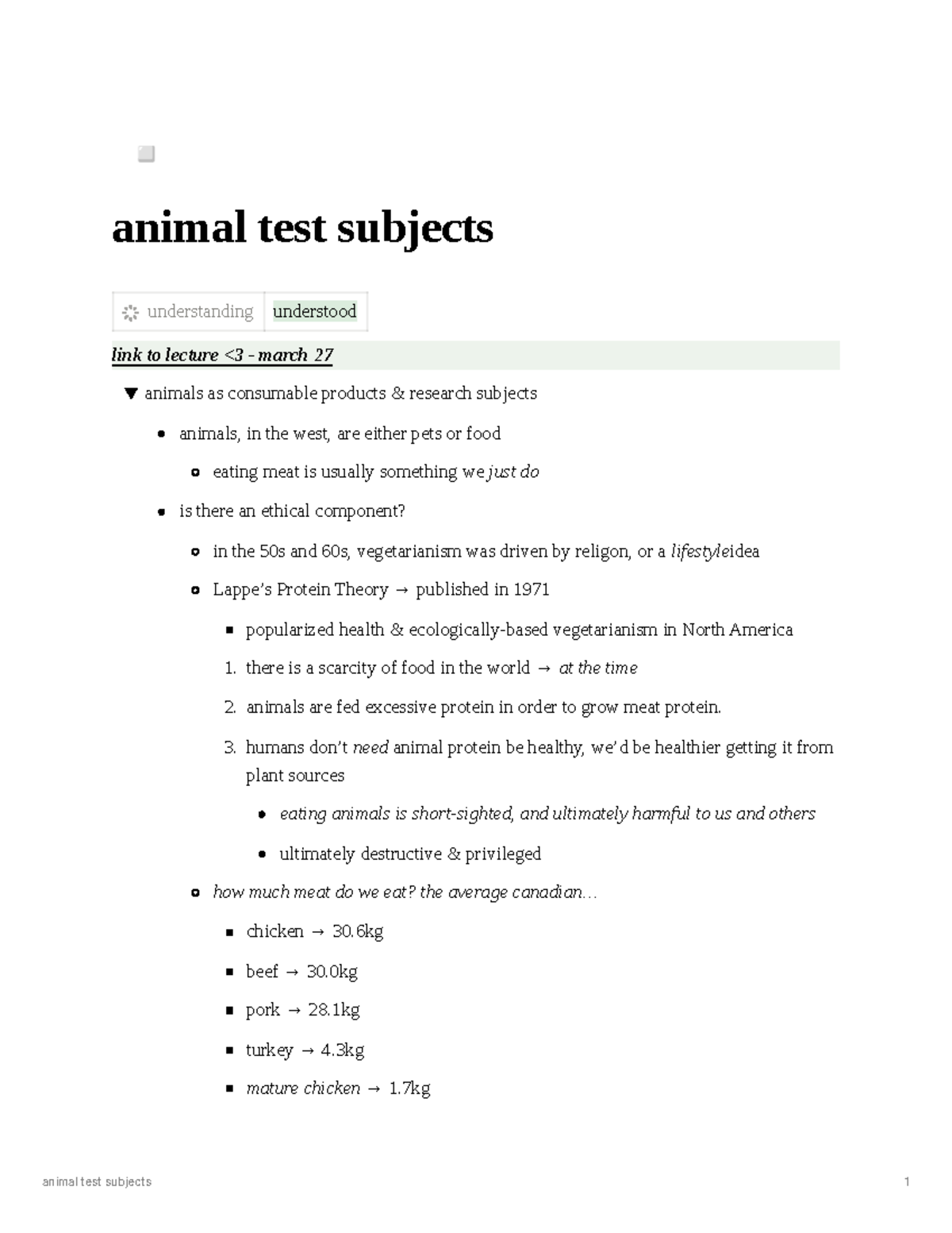 Animal Test Subjects: Ethical Considerations and Impacts - Lecture ...