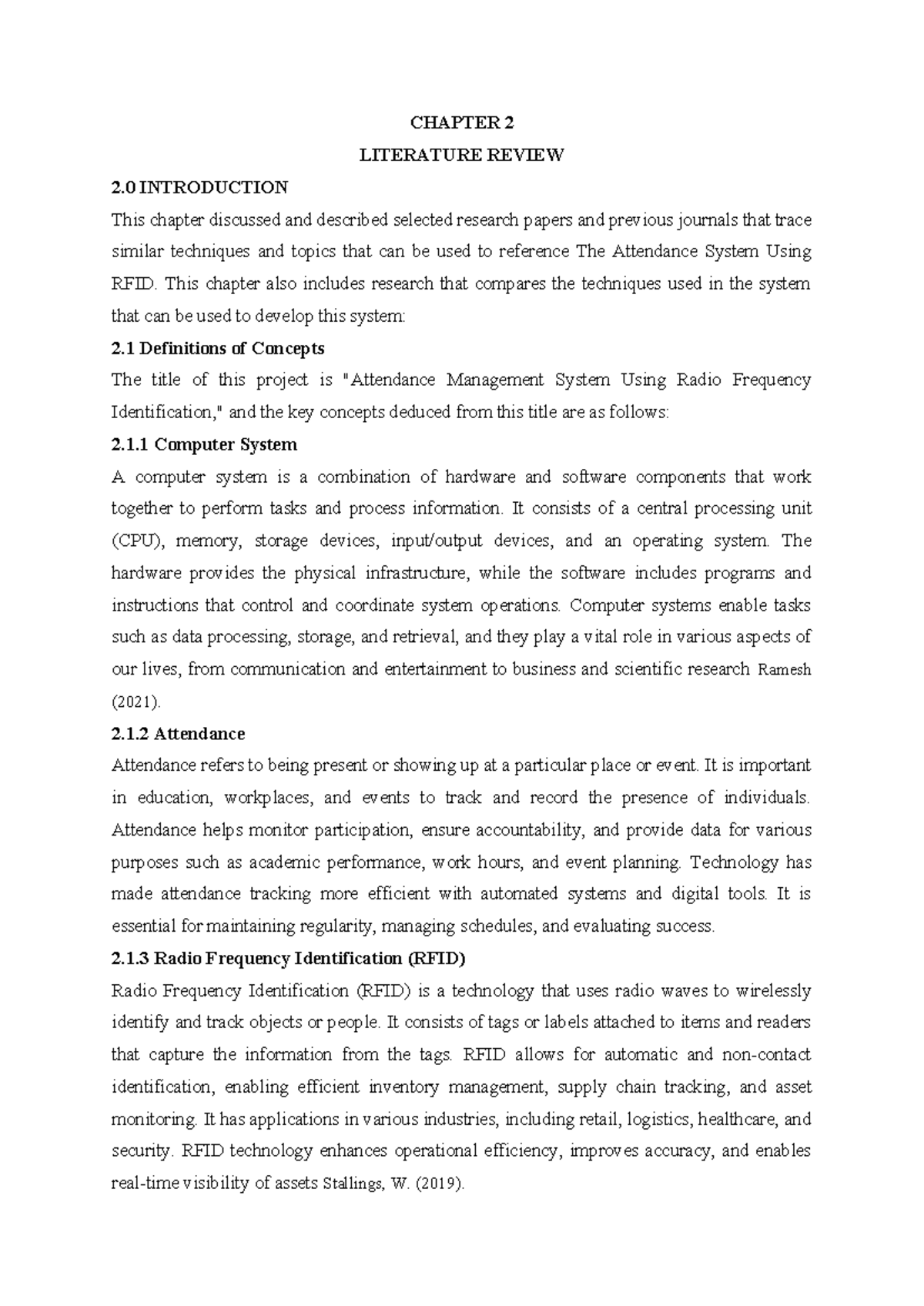 Chapter 2 Literature Review - CHAPTER 2 LITERATURE REVIEW 2 ...