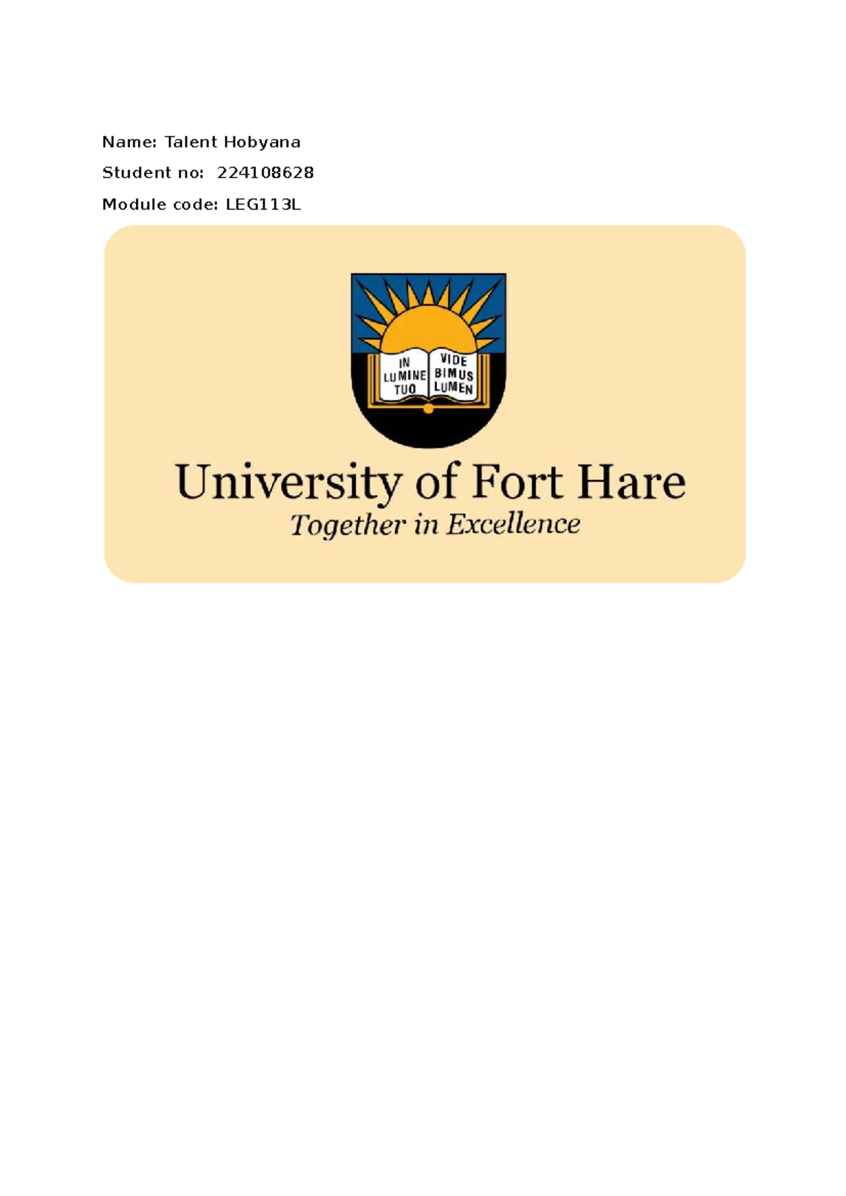 Legal Skills Essay: Ethical Use of AI in Academic Writing (LEG113L ...