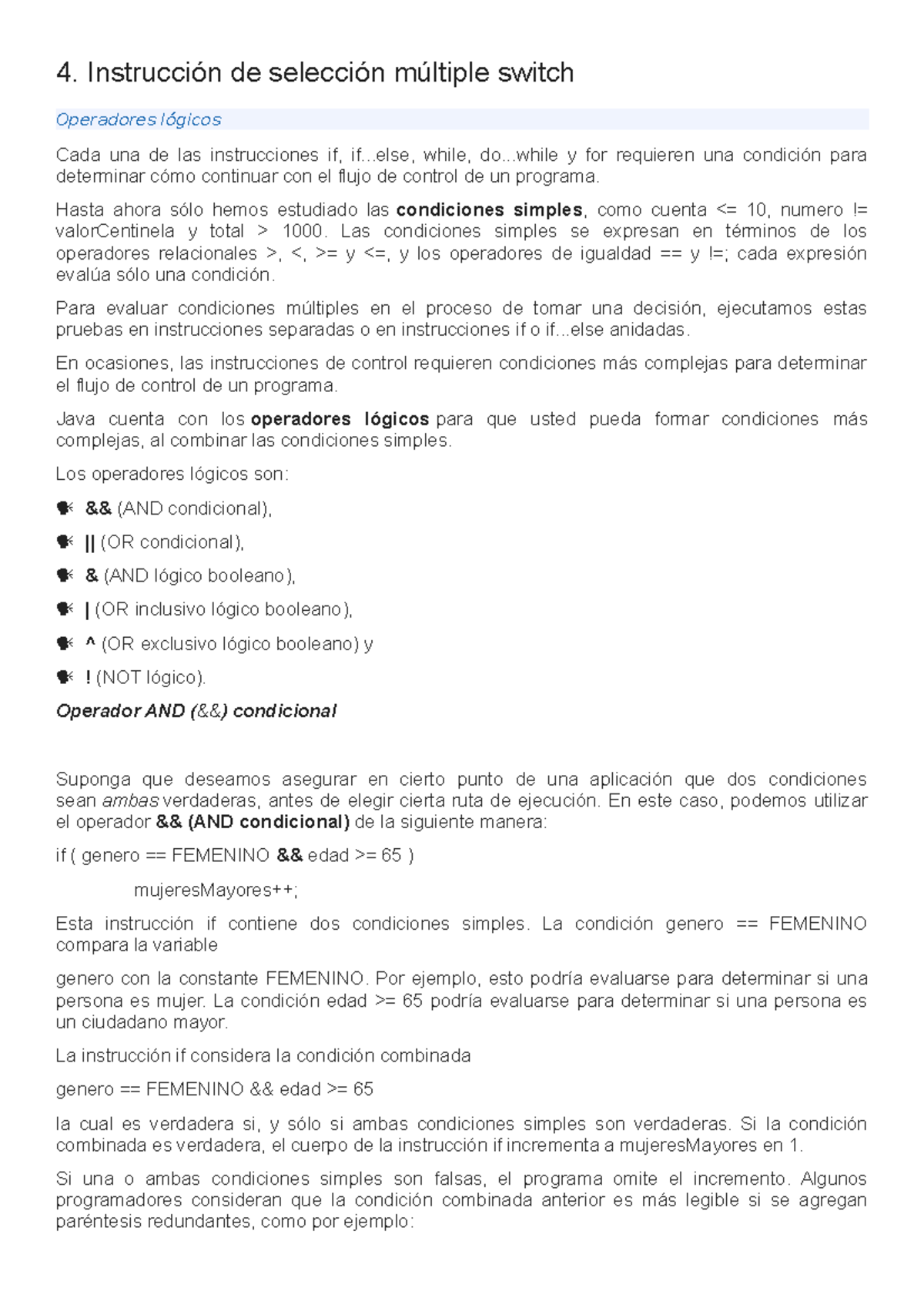 Instrucción de selección múltiple switch en Java - Detalles y Ejemplo ...