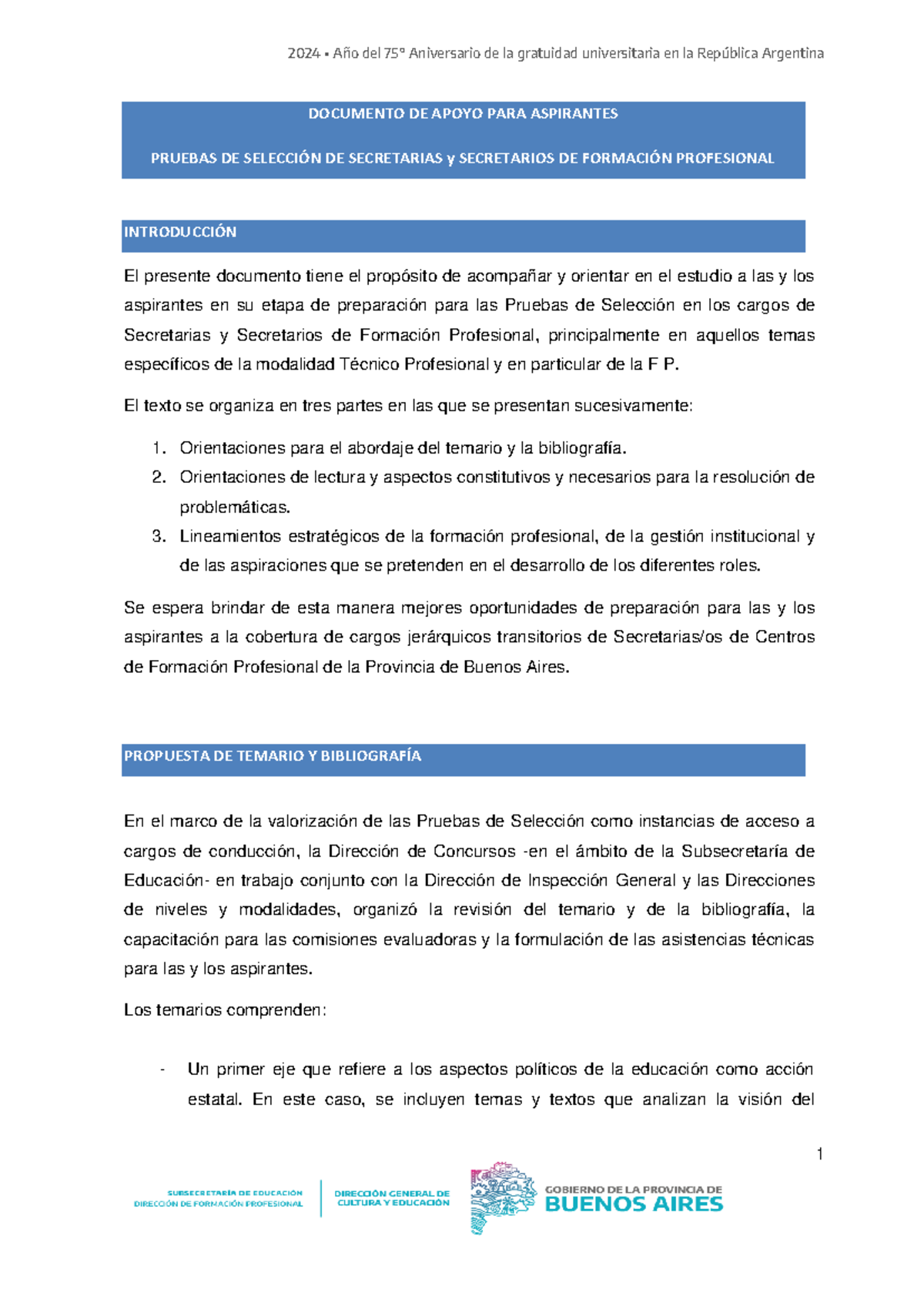 Guía de Estudio para Pruebas de Selección de Secretarios en FP 2024 ...