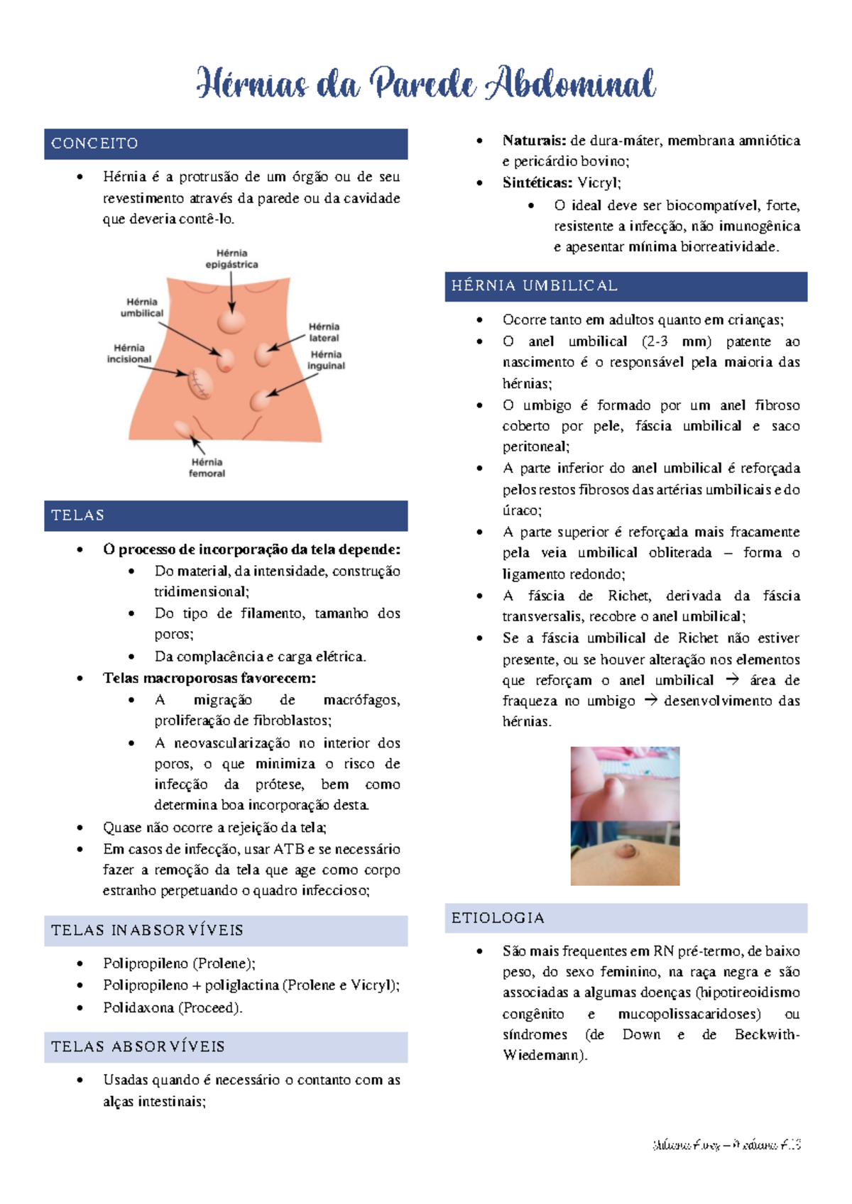Hérnias da Parede Abdominal: Conceitos e Tratamentos - Medicina A19 ...