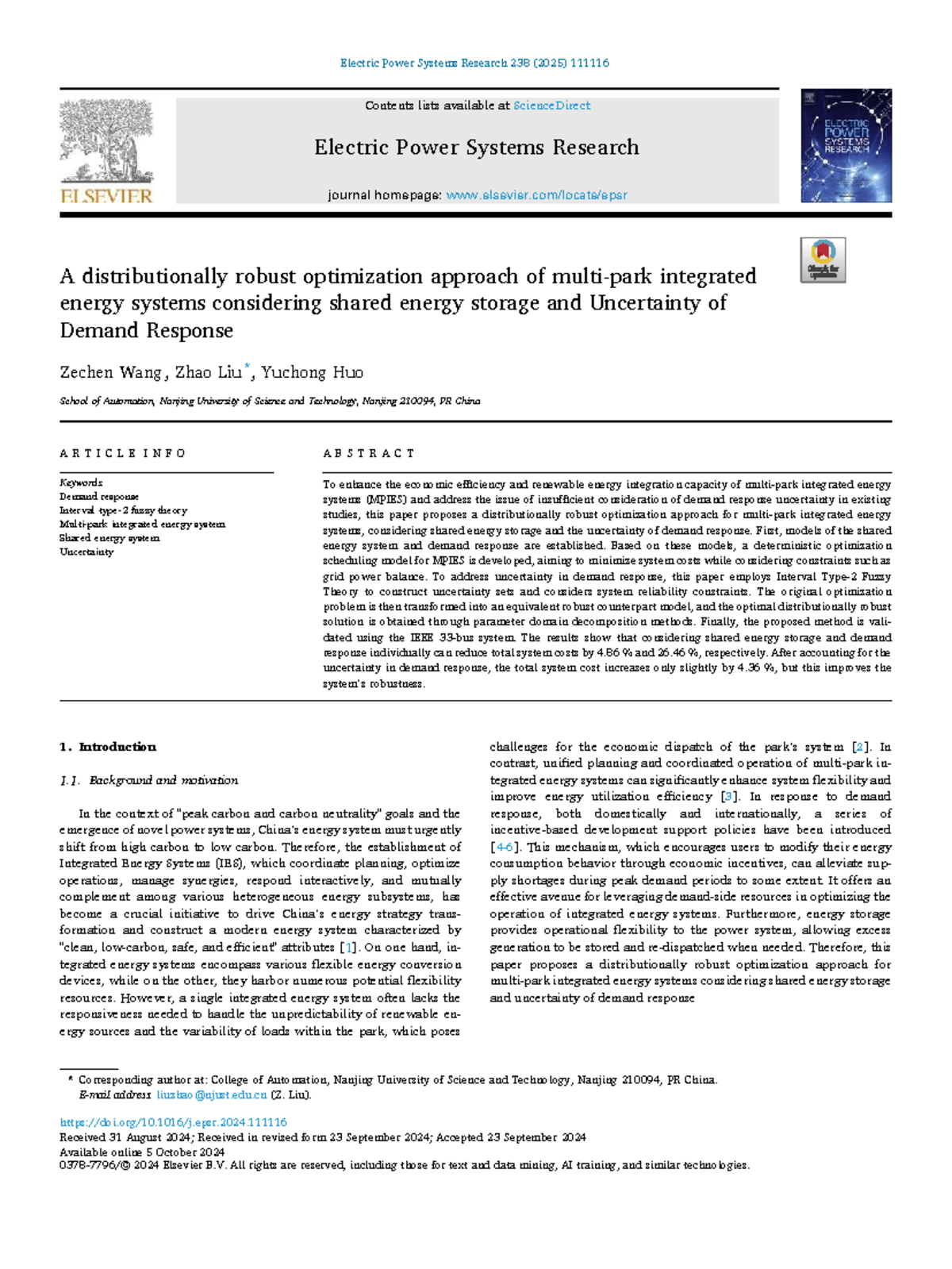 A Distributionally Robust Optimization Approach for MPIES with Shared ...