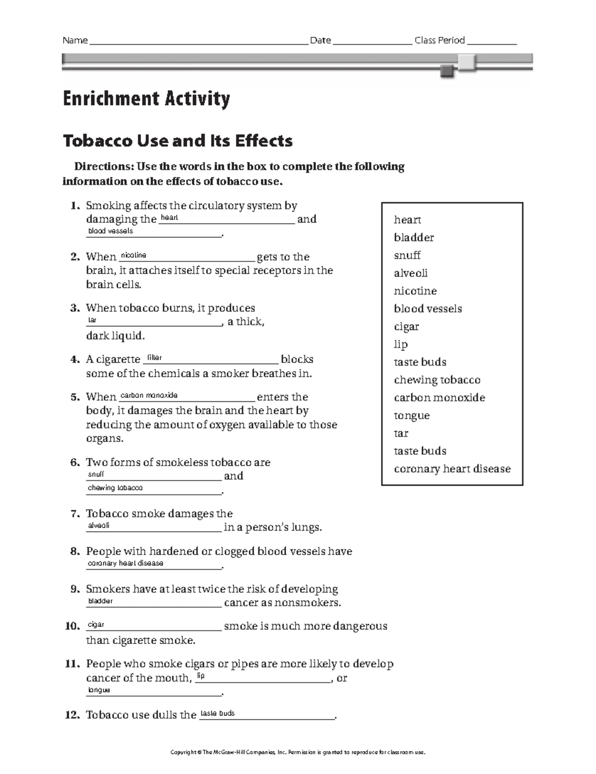 tobacco webquest answer key Vaping Webquest: Critical Thinking & Research Activities for Teens Southern Colonies Webquest With Answer