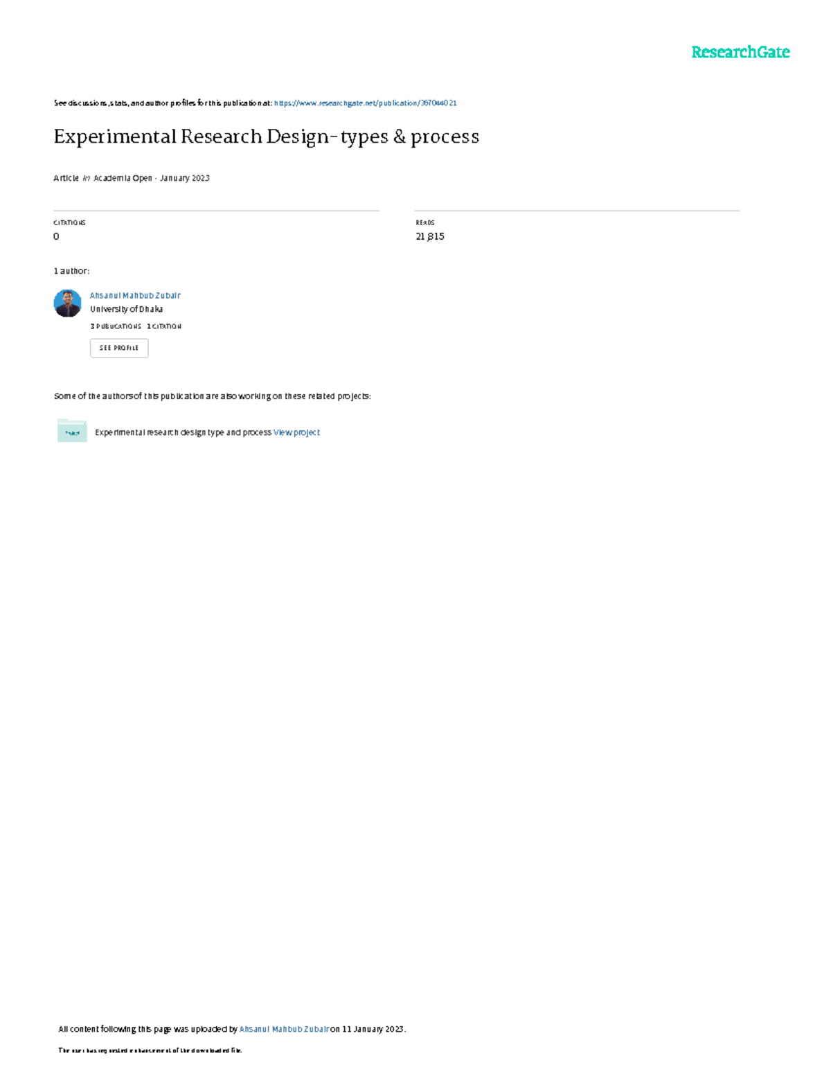 Experimental Research Design: Types and Process Overview - Studocu