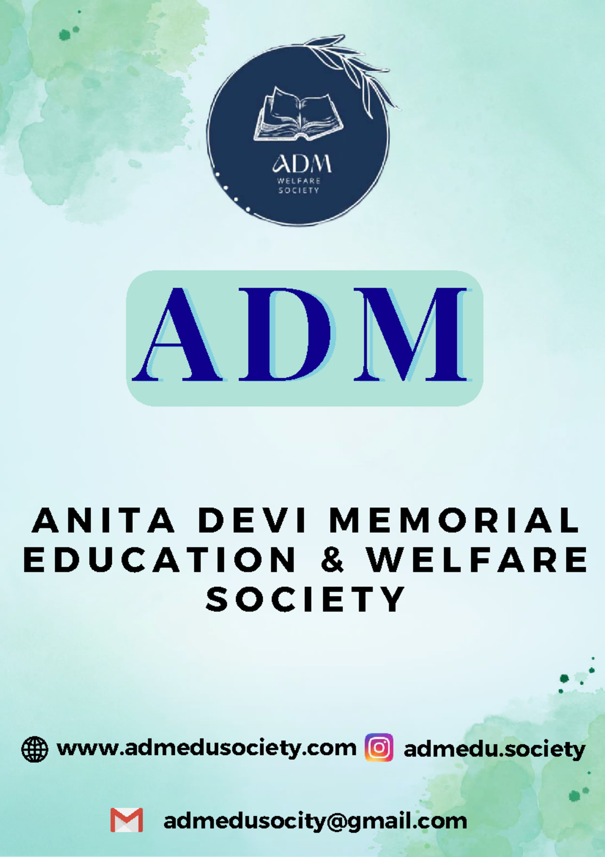 ADM brochure compressed - A D M admedusociety admedusocity@gmail admedu ...