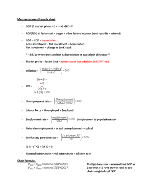 1228 Exam Formula Sheet for final exam - Math 1228 Formulas Chapter 1 ...