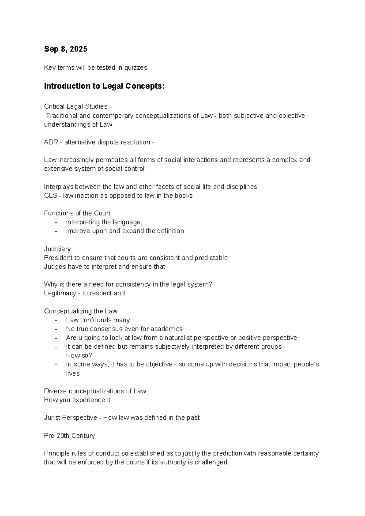 LS 101: Key Terms and Concepts in Legal Studies - Quizzes Overview ...