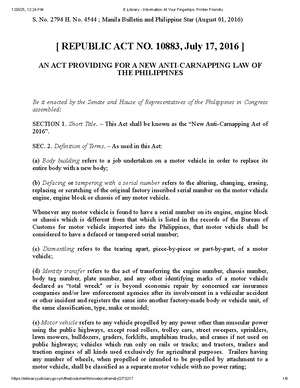 Republic Act No. 10168: Terrorism Financing Prevention Act Overview ...