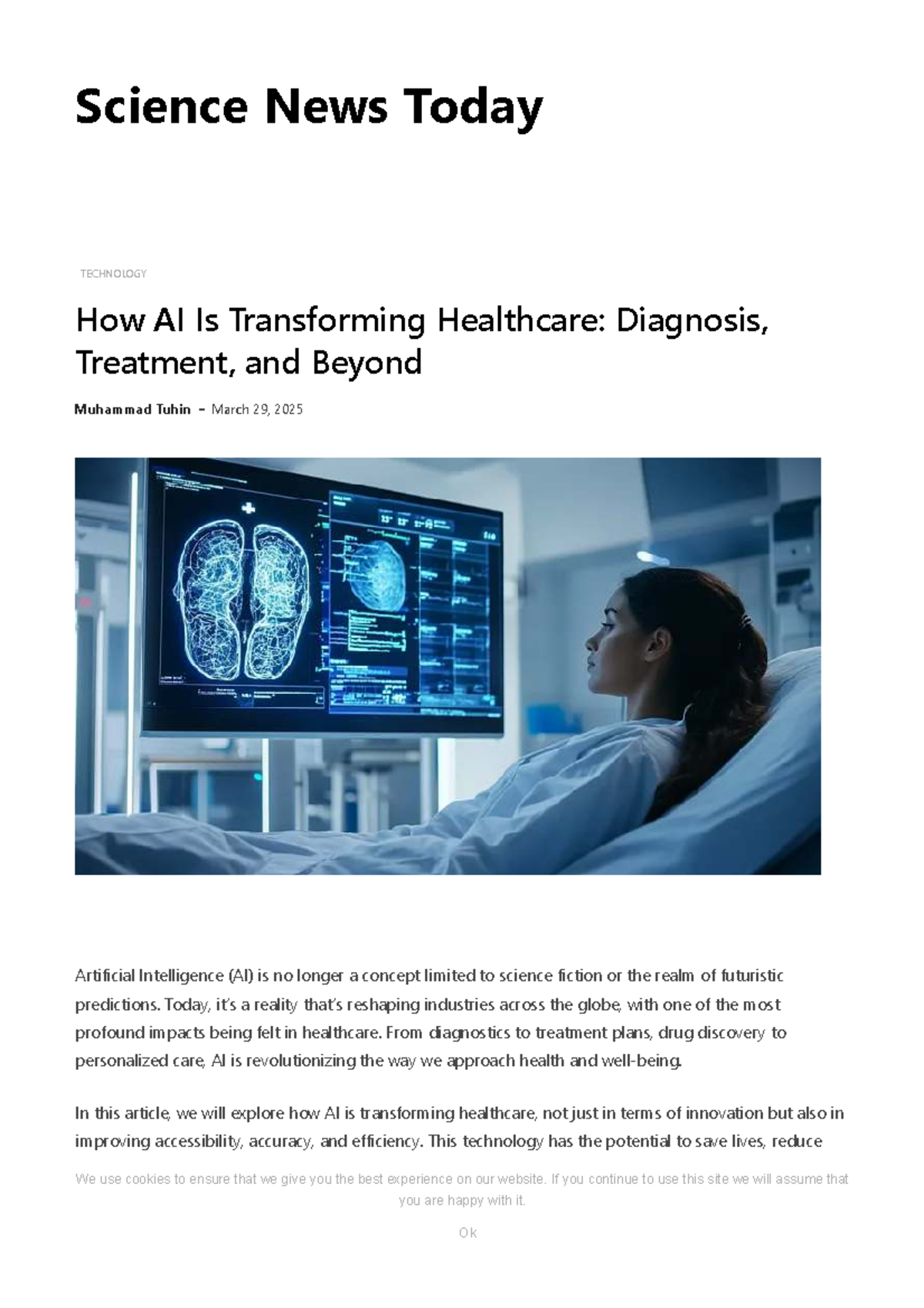 How AI Is Revolutionizing Healthcare: Diagnosis & Treatment Insights ...