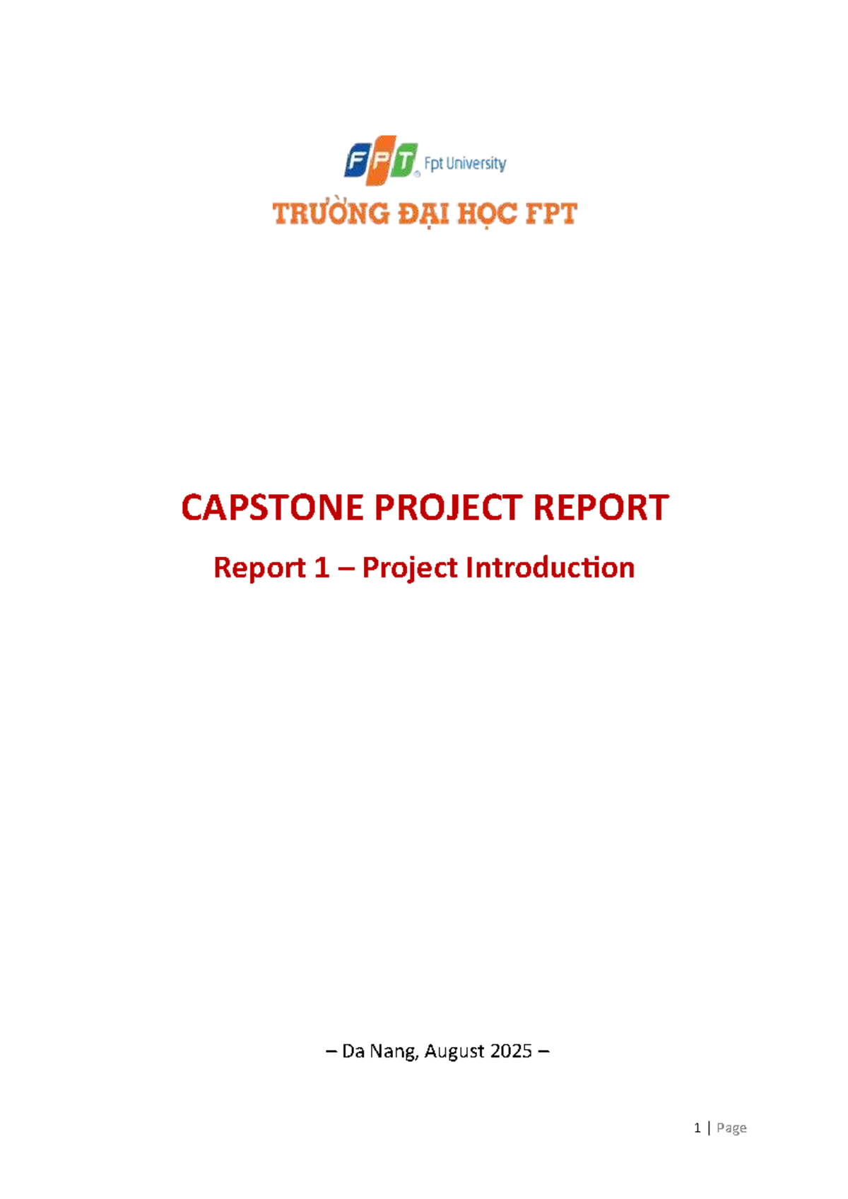 CAPSTONE PROJECT REPORT: MediFlow Introduction (Course Code: 1390 DN SE ...