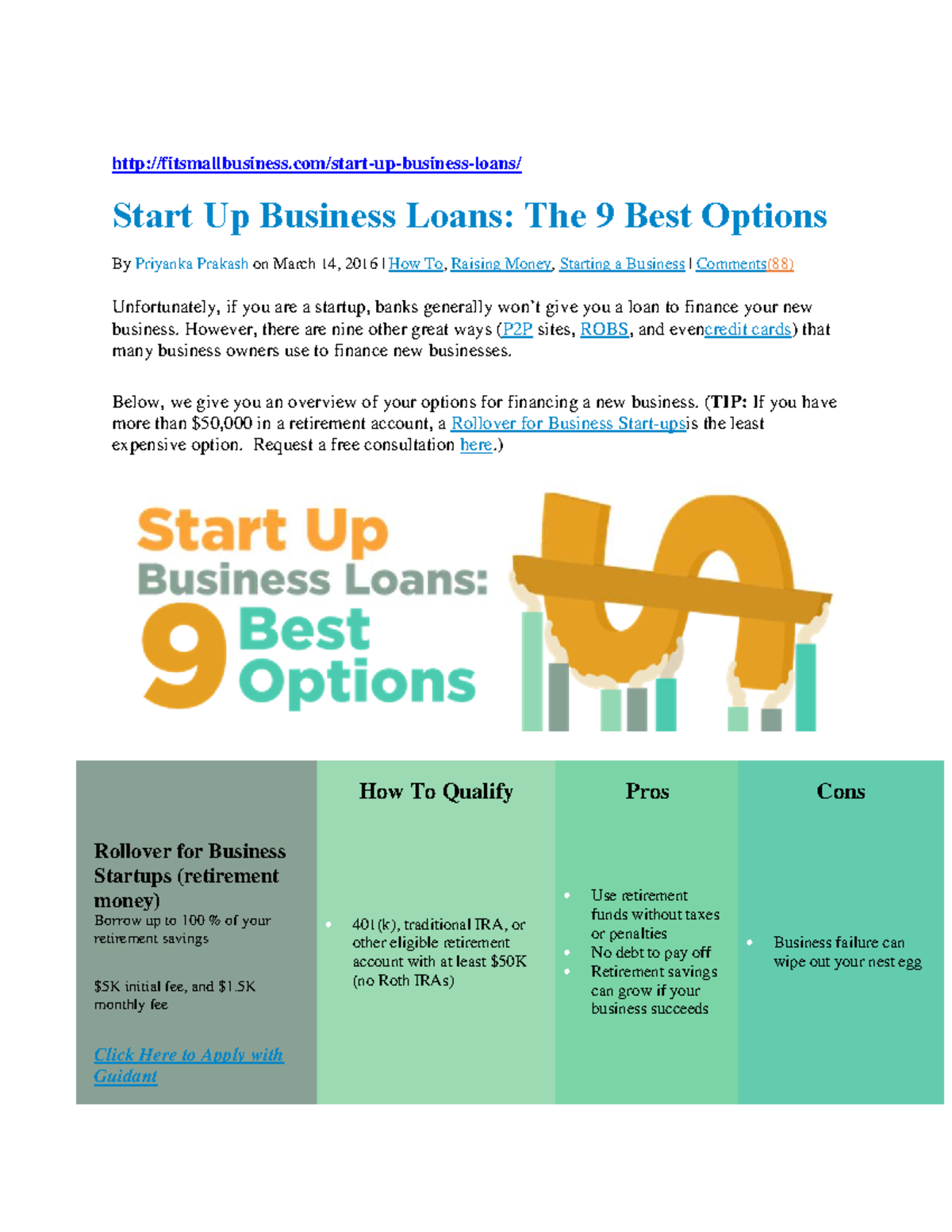 Startup Business Loans: 9 Best Financing Options for Entrepreneurs ...