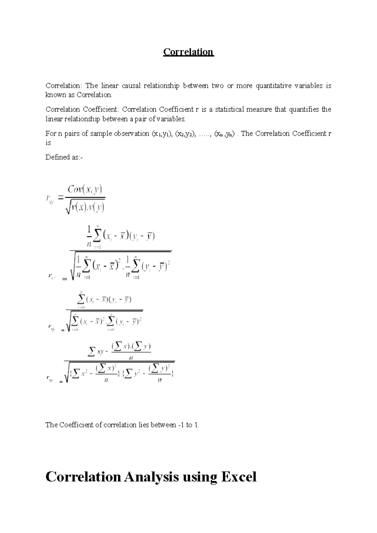 Correlation and Regression Analysis: A Comprehensive Guide (Course Code ...
