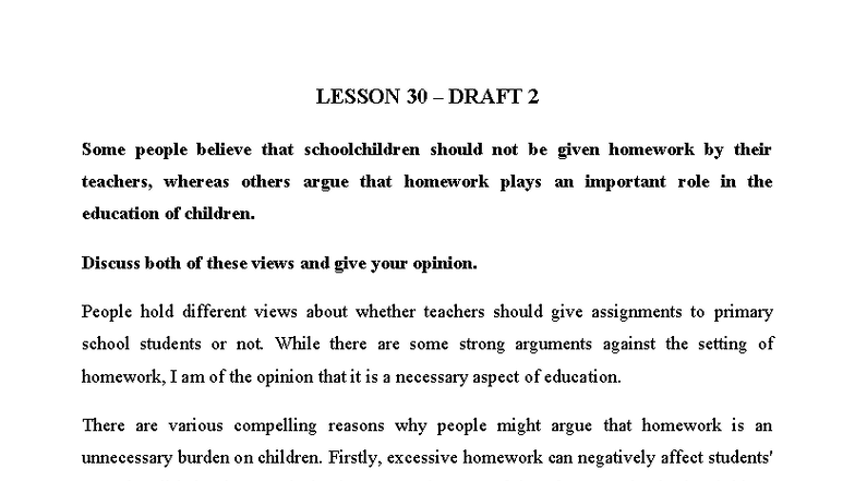 Draft 1 Lesson 32 + Draft 2 Lesson 30 - LESSON 30 – DRAFT 2 Some people ...