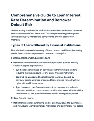 Understanding Interest Rate Risk: Models and Management Strategies ...