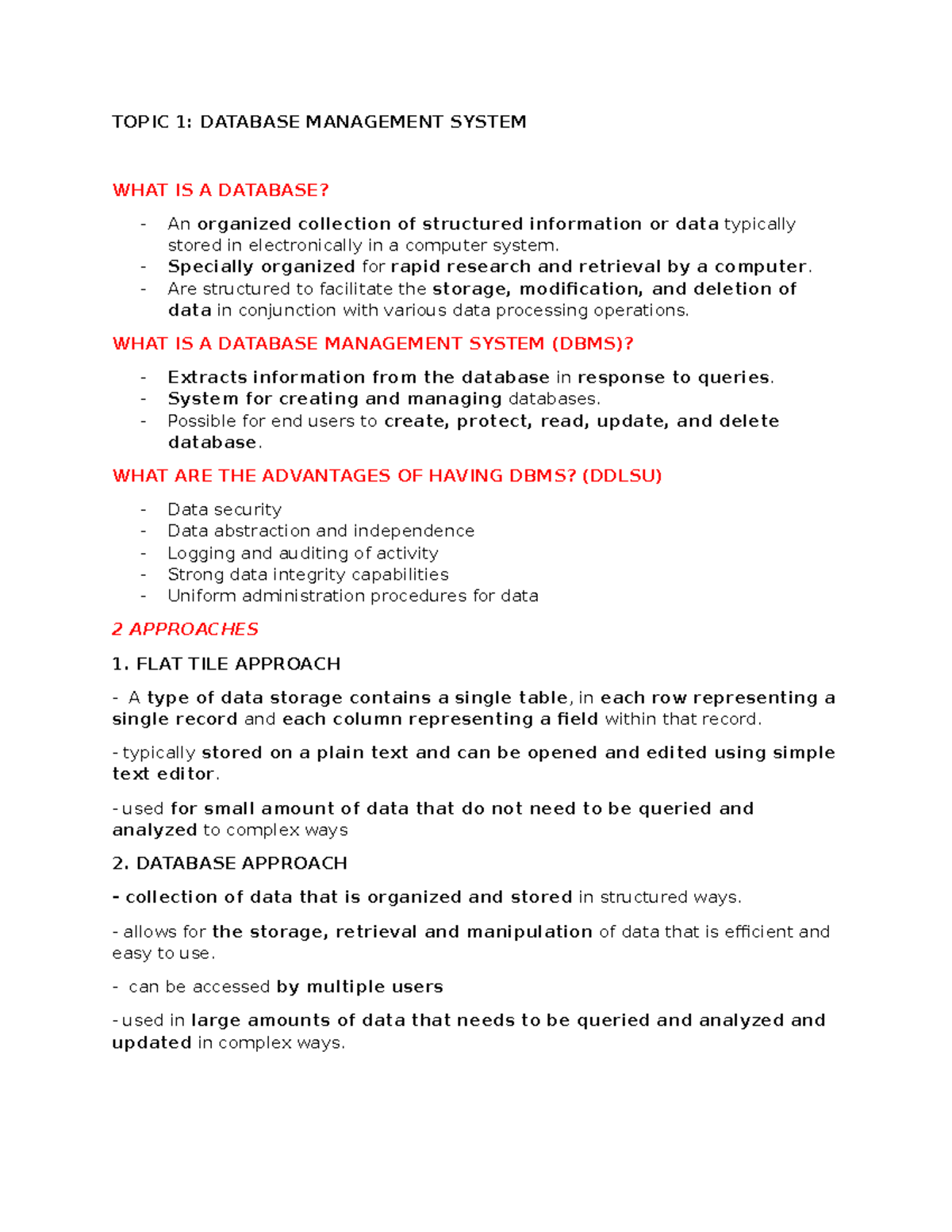 Accounting Information System Semifinal Lessons - TOPIC 1: DATABASE ...