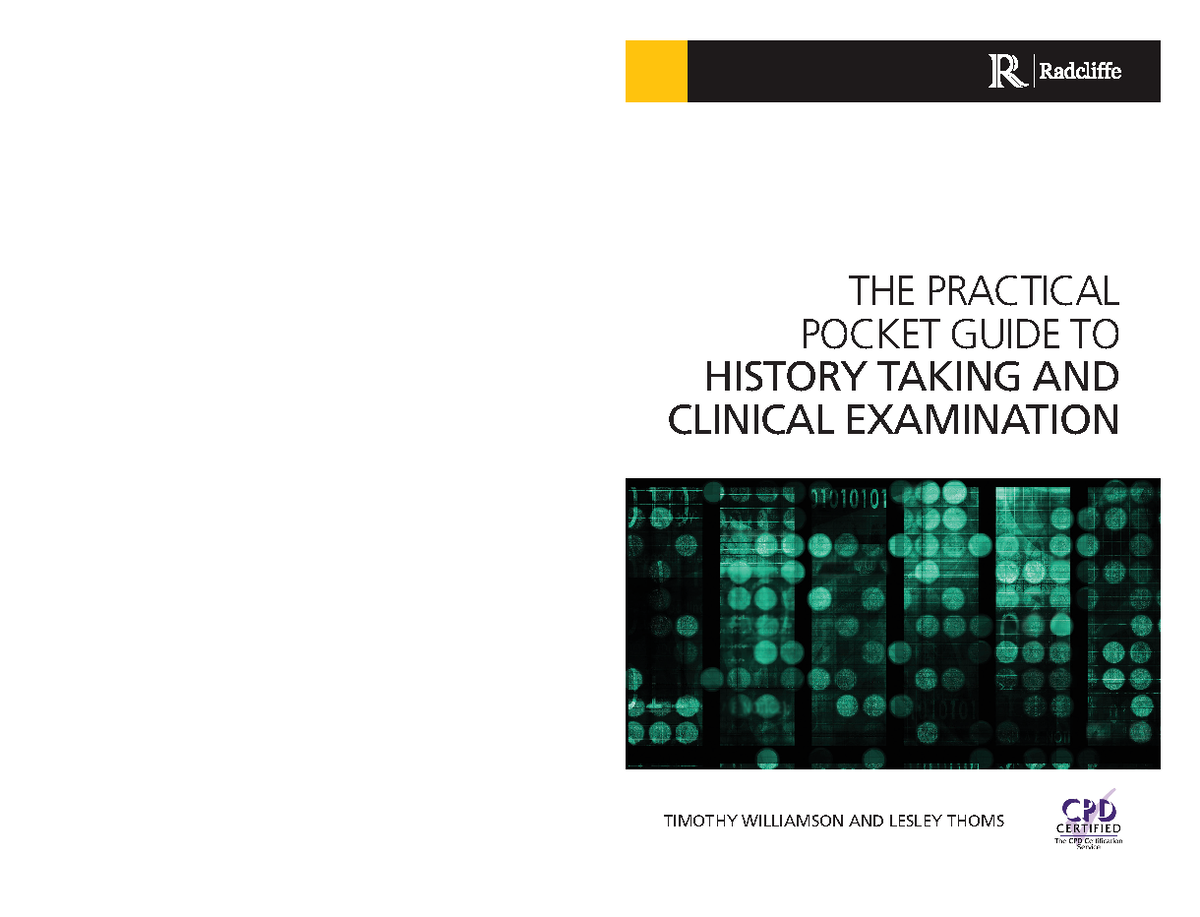 Practical Pocket Guide: History Taking & Clinical Examination - Studocu