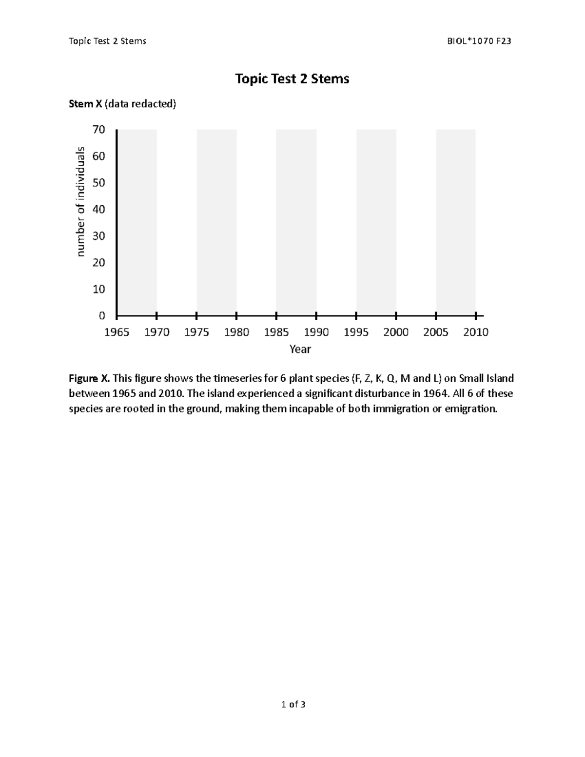 Topic Test 2 Stems BIOL*1070 F: Plant Species & Ecological Network ...