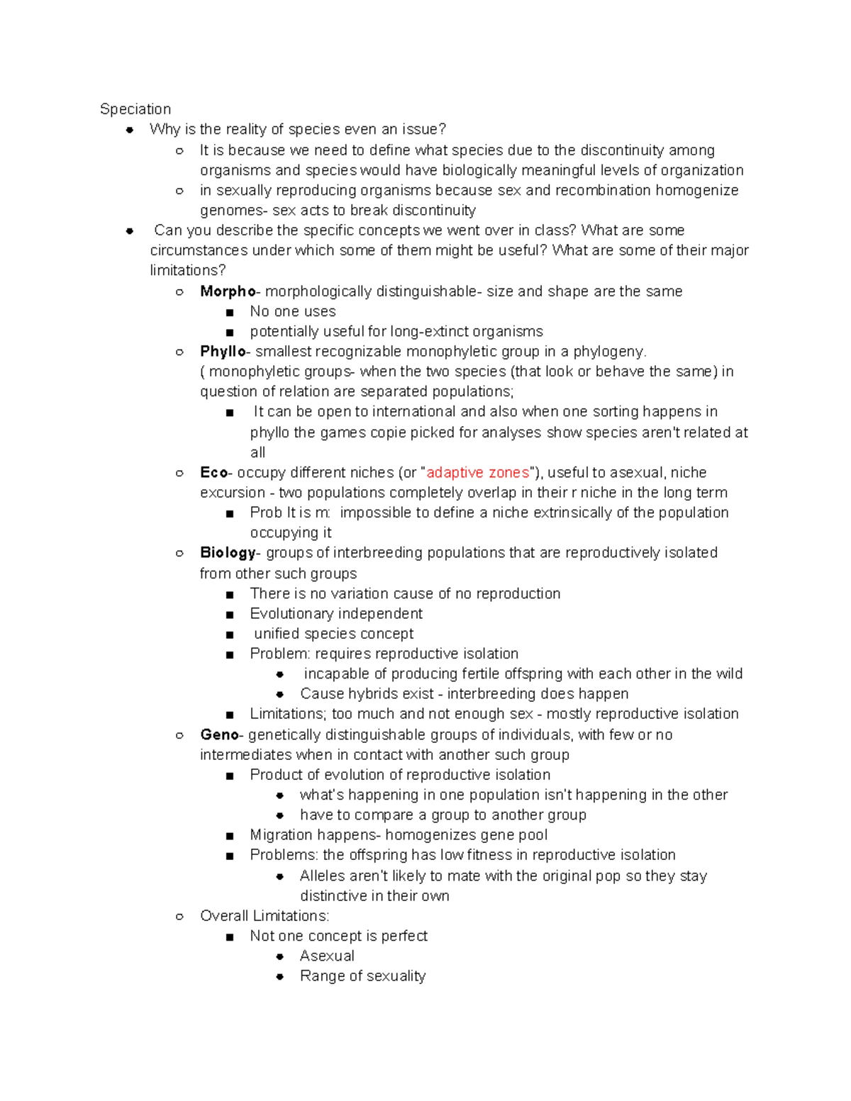 BIOL 351 - Lecture Notes on Natural Selection & Evolution (8/29/23 ...