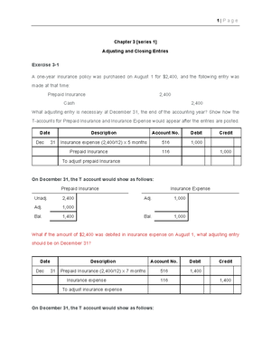 Sample exercises for basic accounting - Accountancy - Studocu