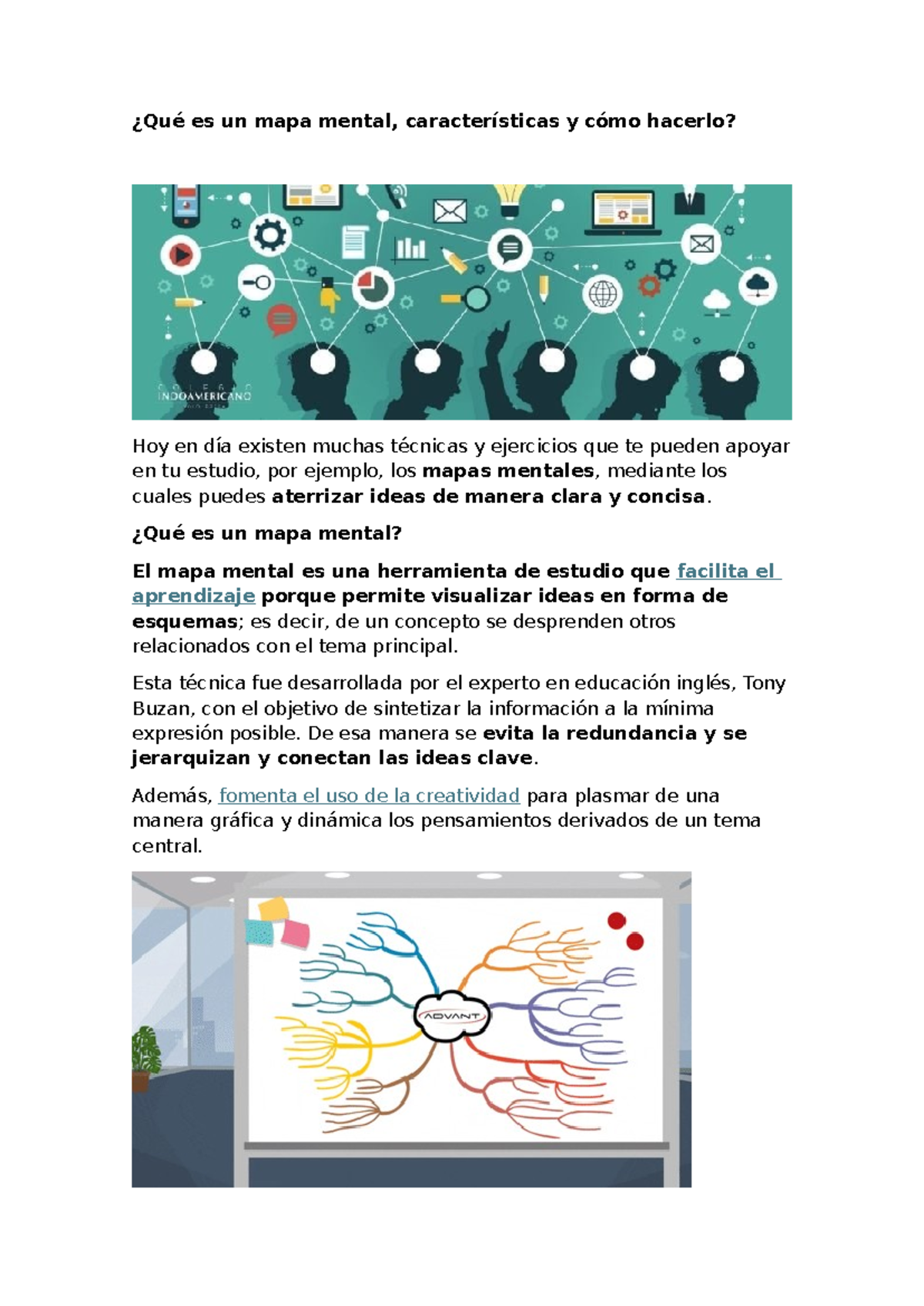 Qué es un mapa mental y como hacerlo - ¿Qué es un mapa mental ...