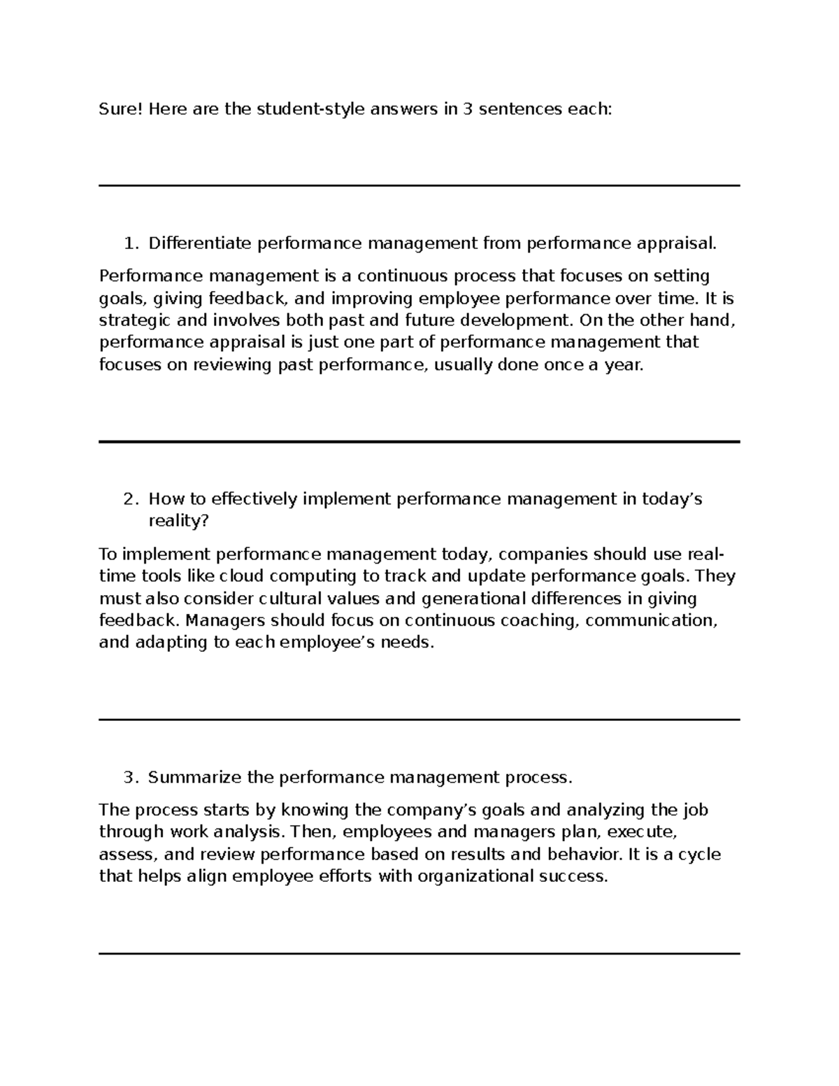 Performance Management vs. Appraisal: Key Differences & Implementation ...