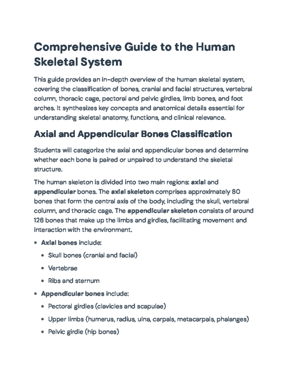 Anatomy & Physiology I: Comprehensive Study Guide and Review Notes ...