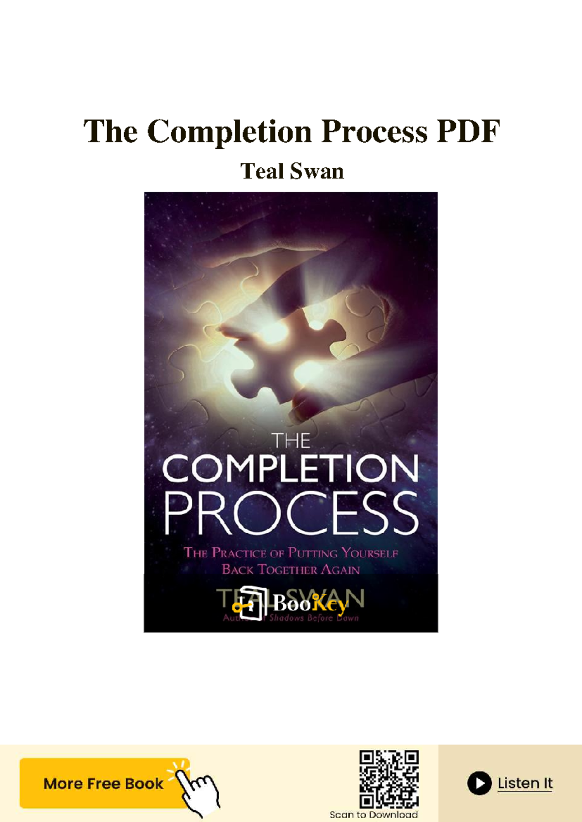 The Completion Process: Healing Trauma and Reclaiming Joy - Studocu