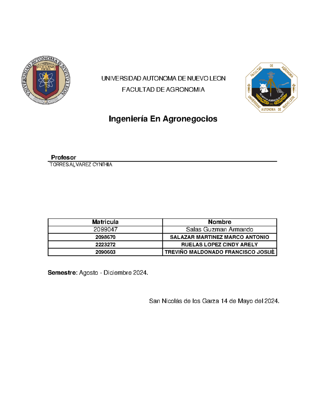(Equipo 3) 1.2 - Evidencia 1 - UNIVERSIDAD AUTONOMA DE NUEVO LEON ...
