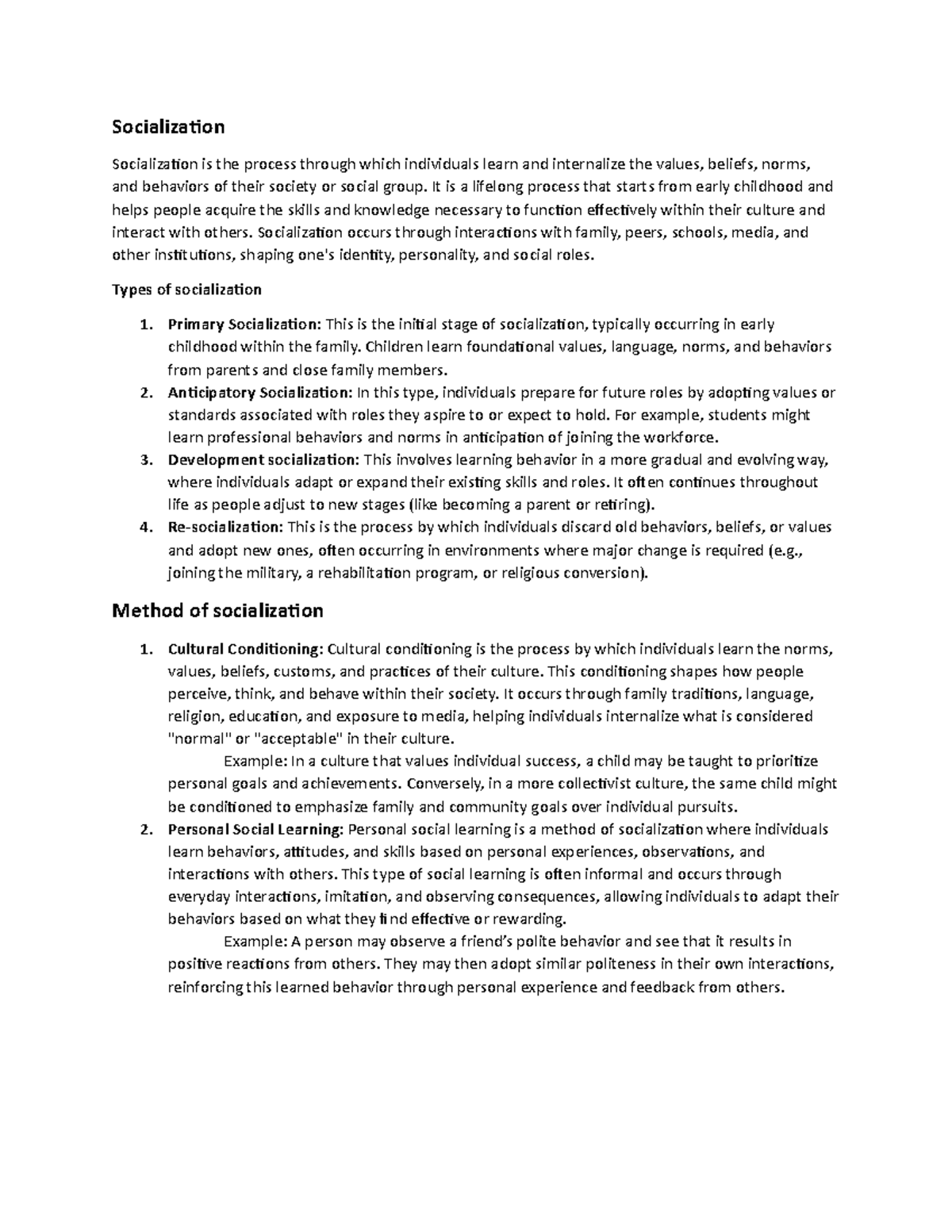 Socialization: Understanding Its Impact on Identity and Personality ...