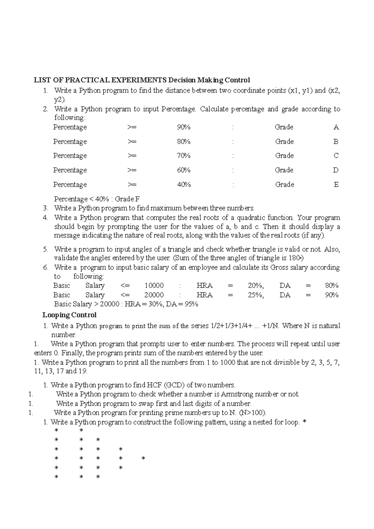 Python ELAB - 35 programs - Question description Binita was travelling ...