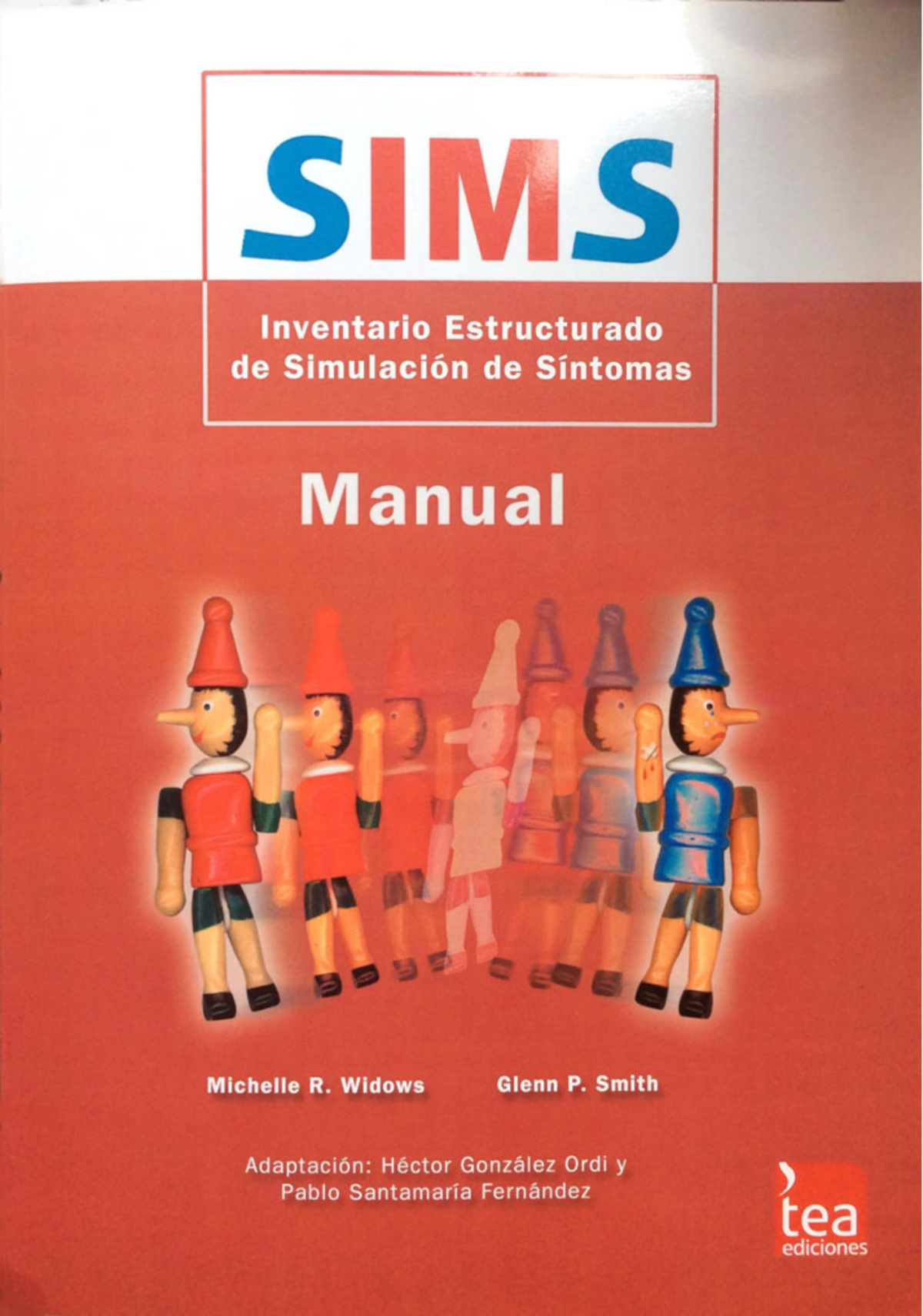 SIMS Manual: Inventario Estructurado de Simulación de Síntomas - Document Preview
