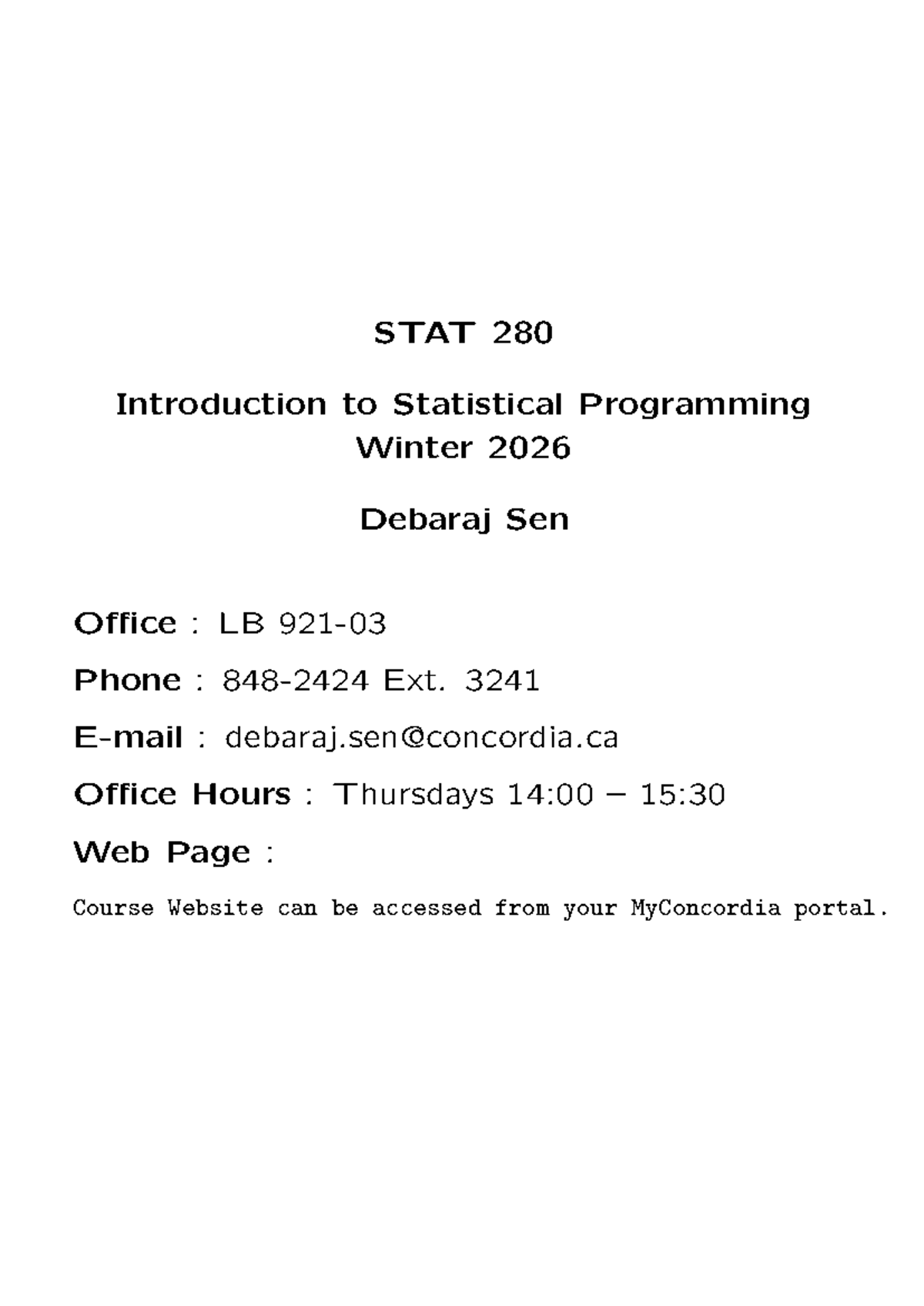STAT 280 Week 1A Notes: Introduction to Statistical Programming - Studocu