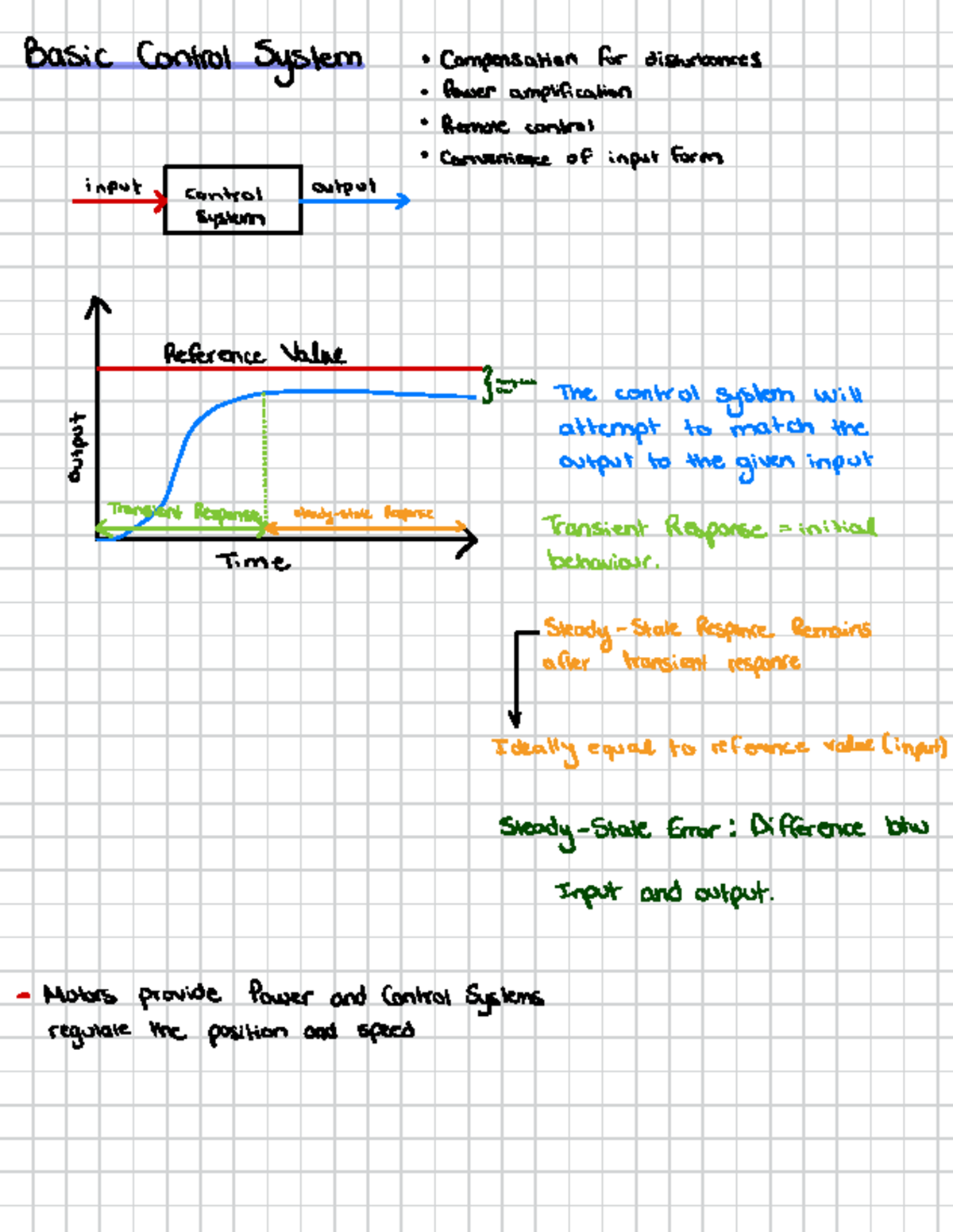Control System Notes: Key Concepts & Analysis (ENG 371) - Studocu