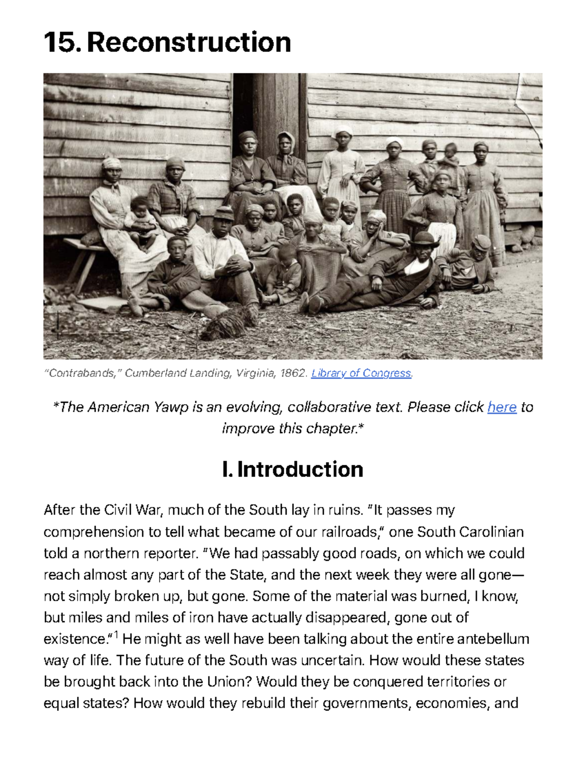 Reconstruction: Analyzing Challenges & Achievements (1863-1877) - Studocu