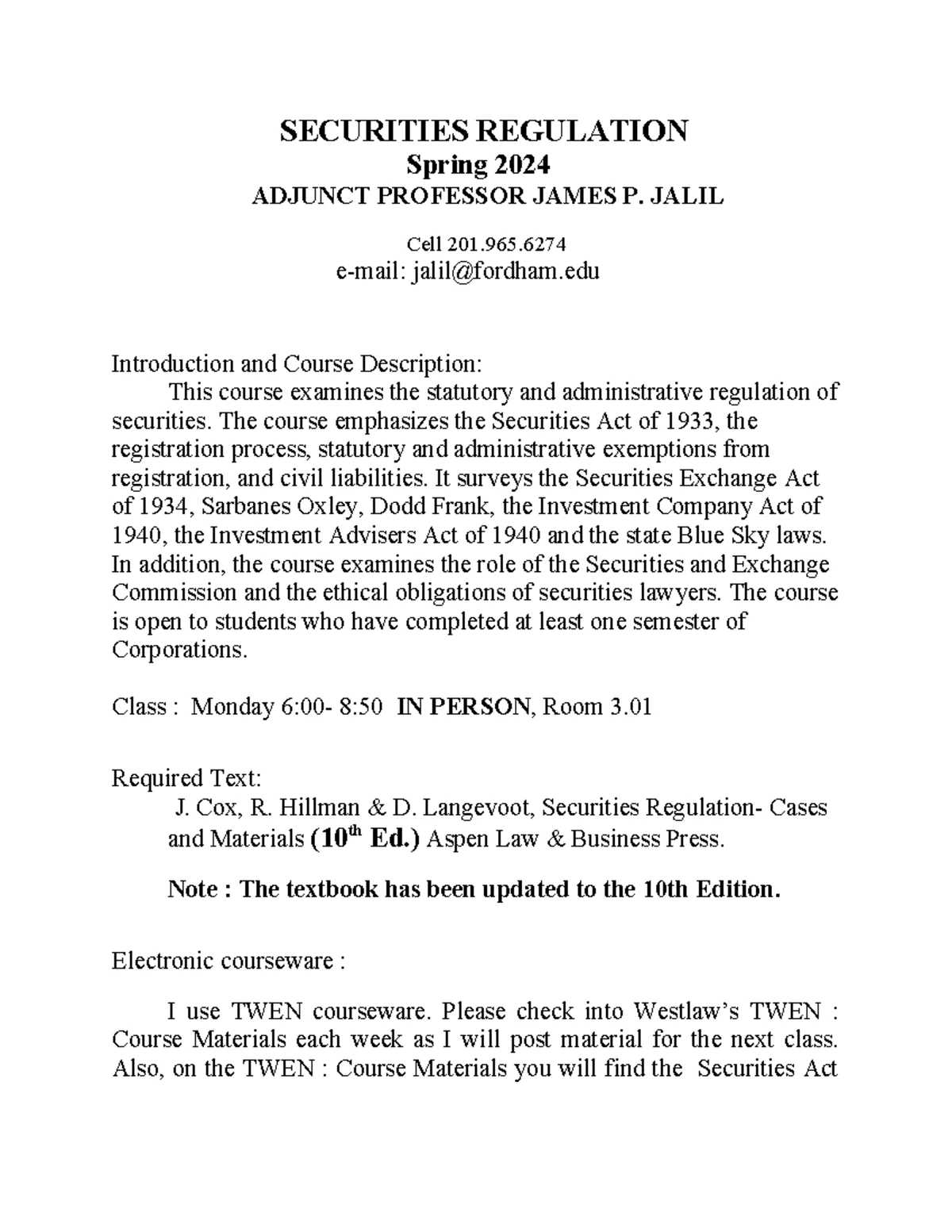 Securities Regulation Overview: Key Definitions and Concepts (SEC 101 ...