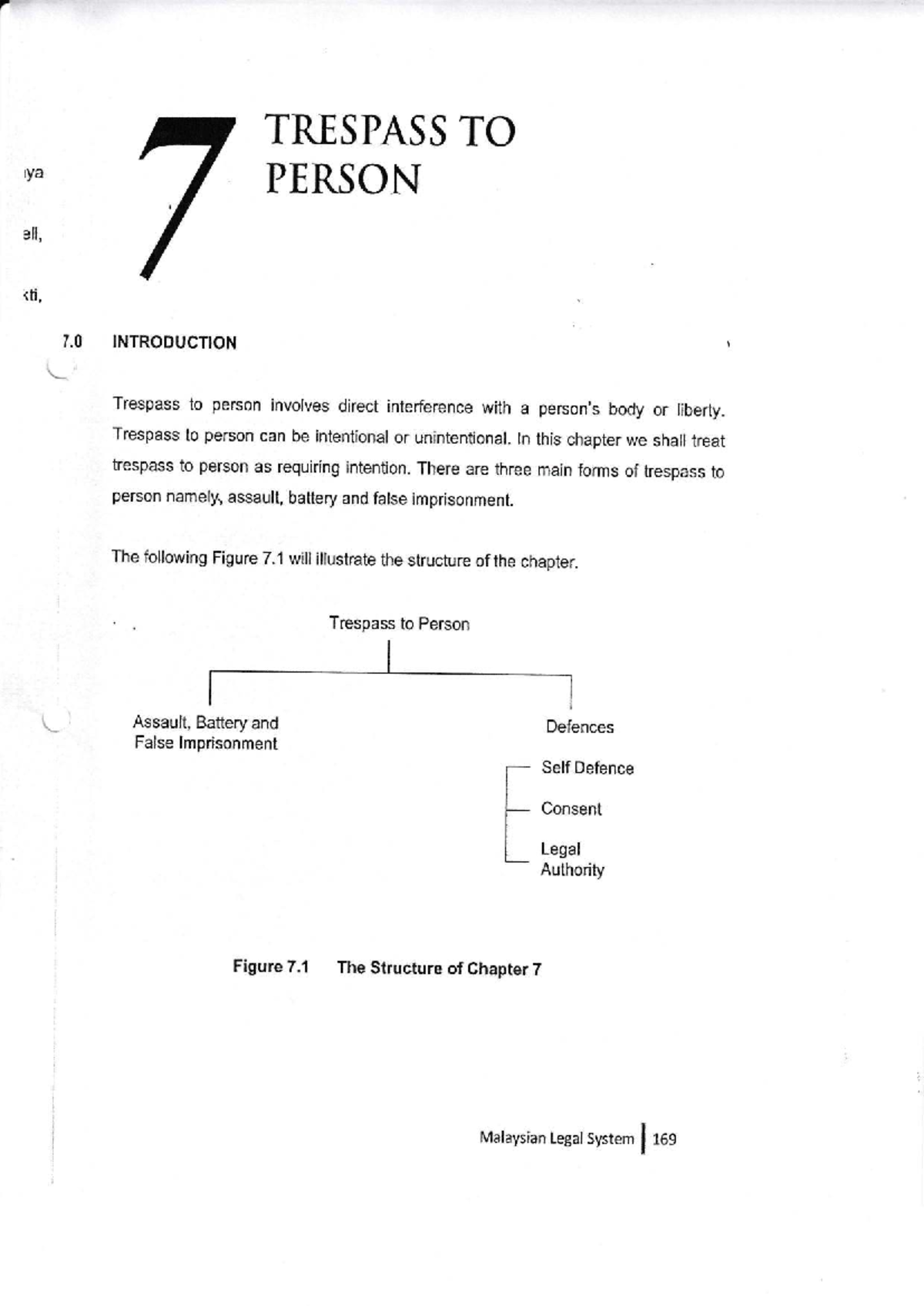 Trespass to Person: Assault, Battery & False Imprisonment (TYA 3LL ...
